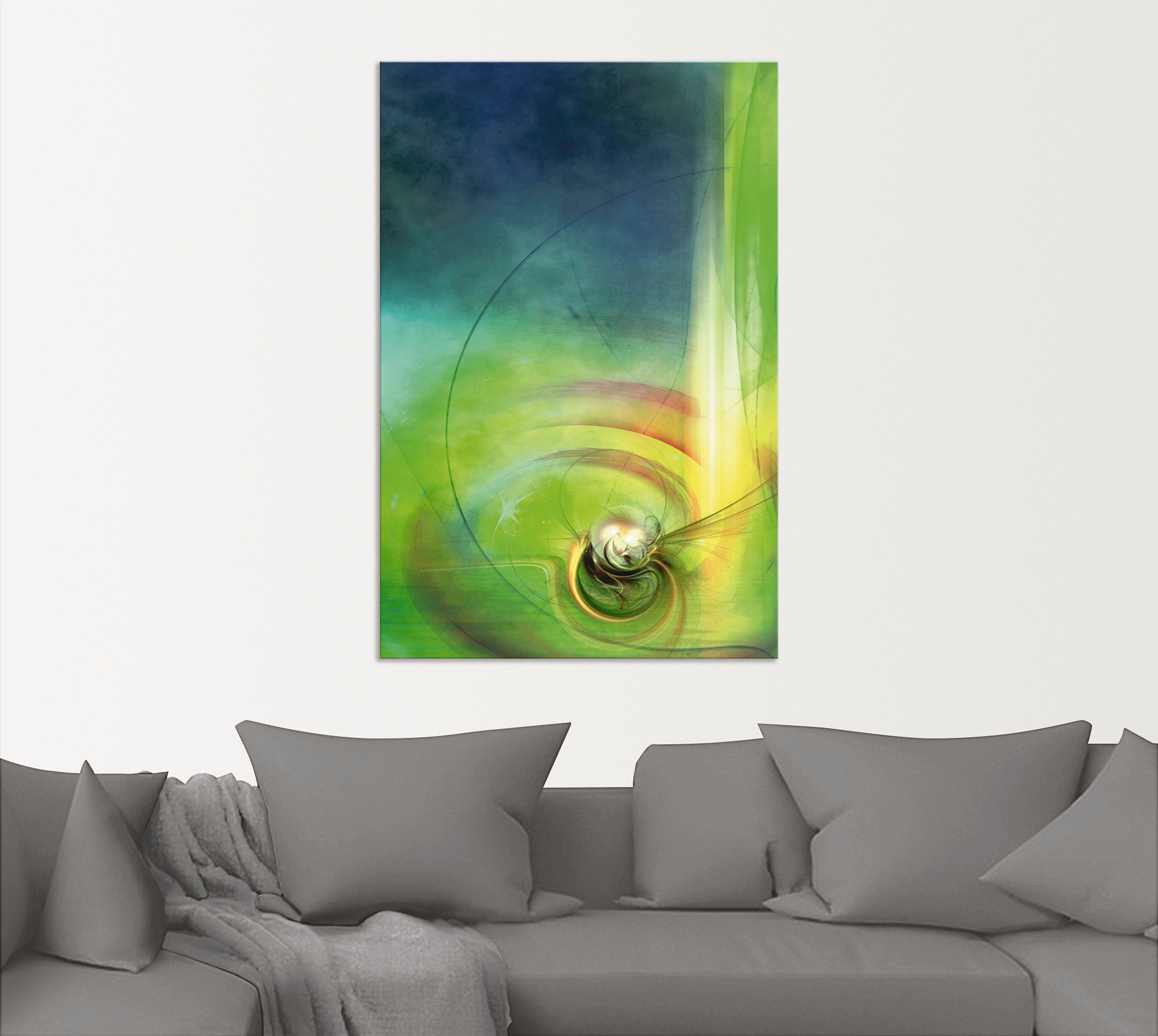 Artland Wandbild »Abstraktes Spiel CB«, Muster, (1 St.), als Alubild, Outdoorbild, Poster in verschied. Größen