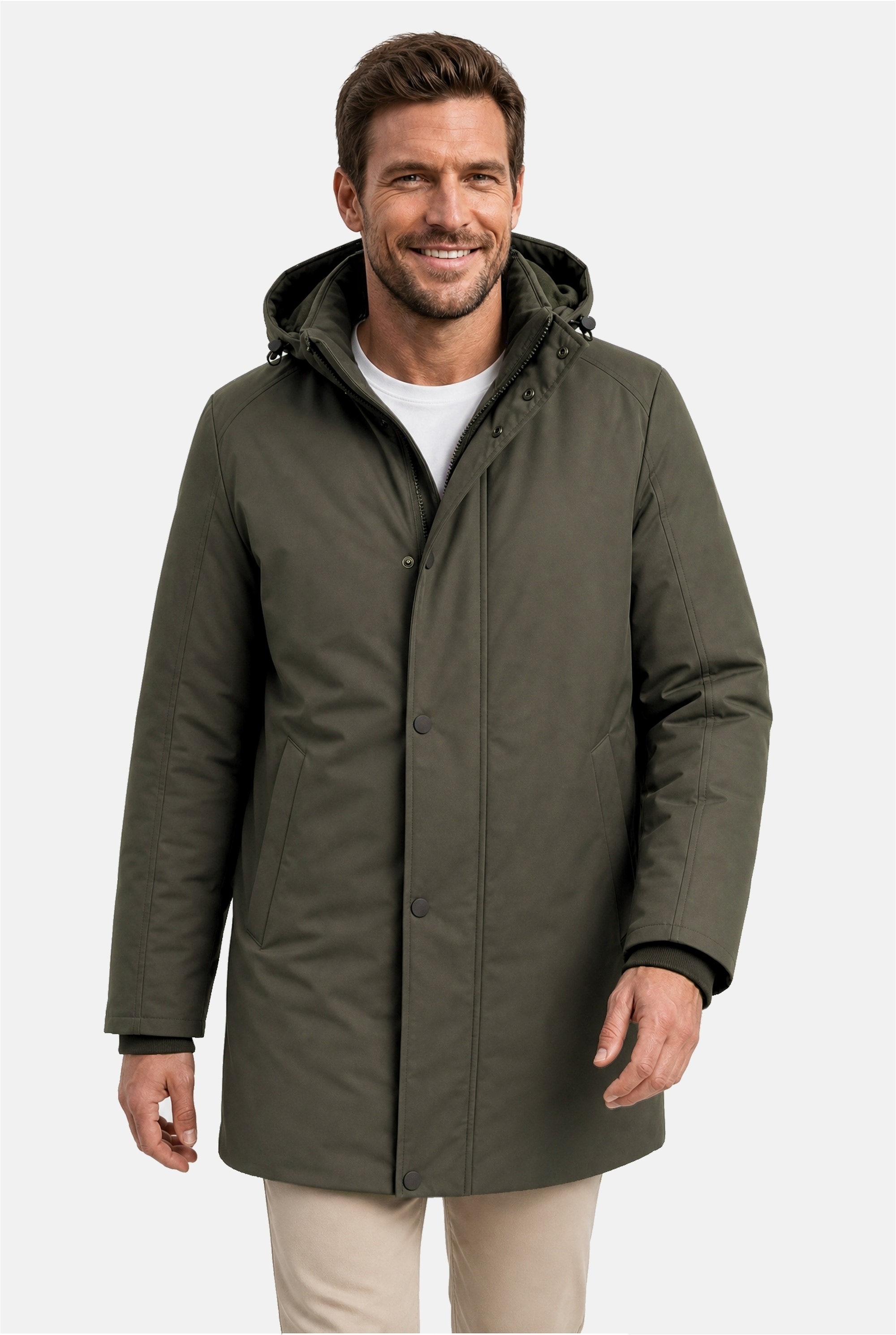 New Canadian Outdoorjacke "DRY IQ" 1 Stk. tlg. mit abnehmbarer, verstellbarer Kapuze