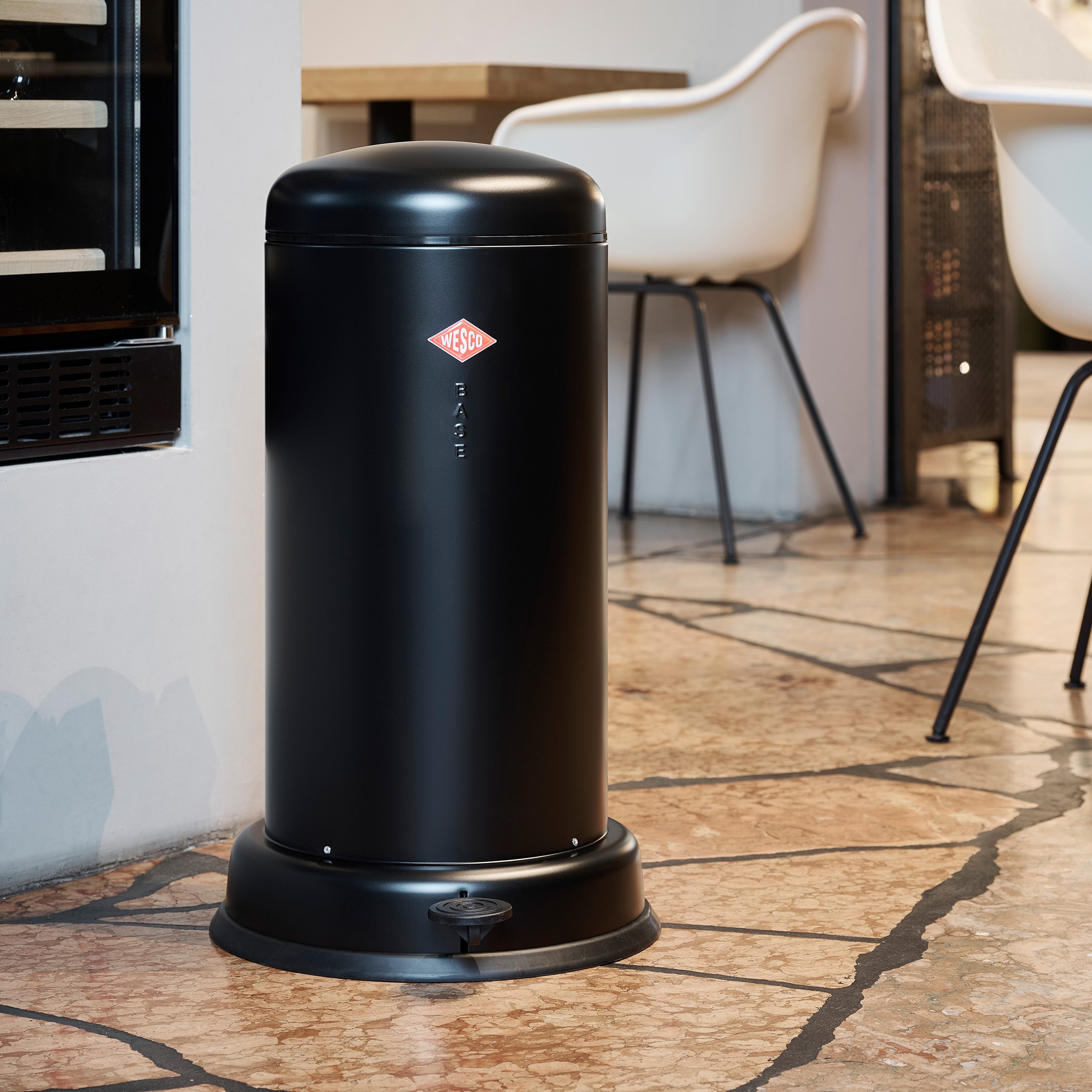 WESCO Mülleimer "Baseboy" 1 Behälter Abfallsammler mit Dämpfer + Dämpferhal günstig online kaufen