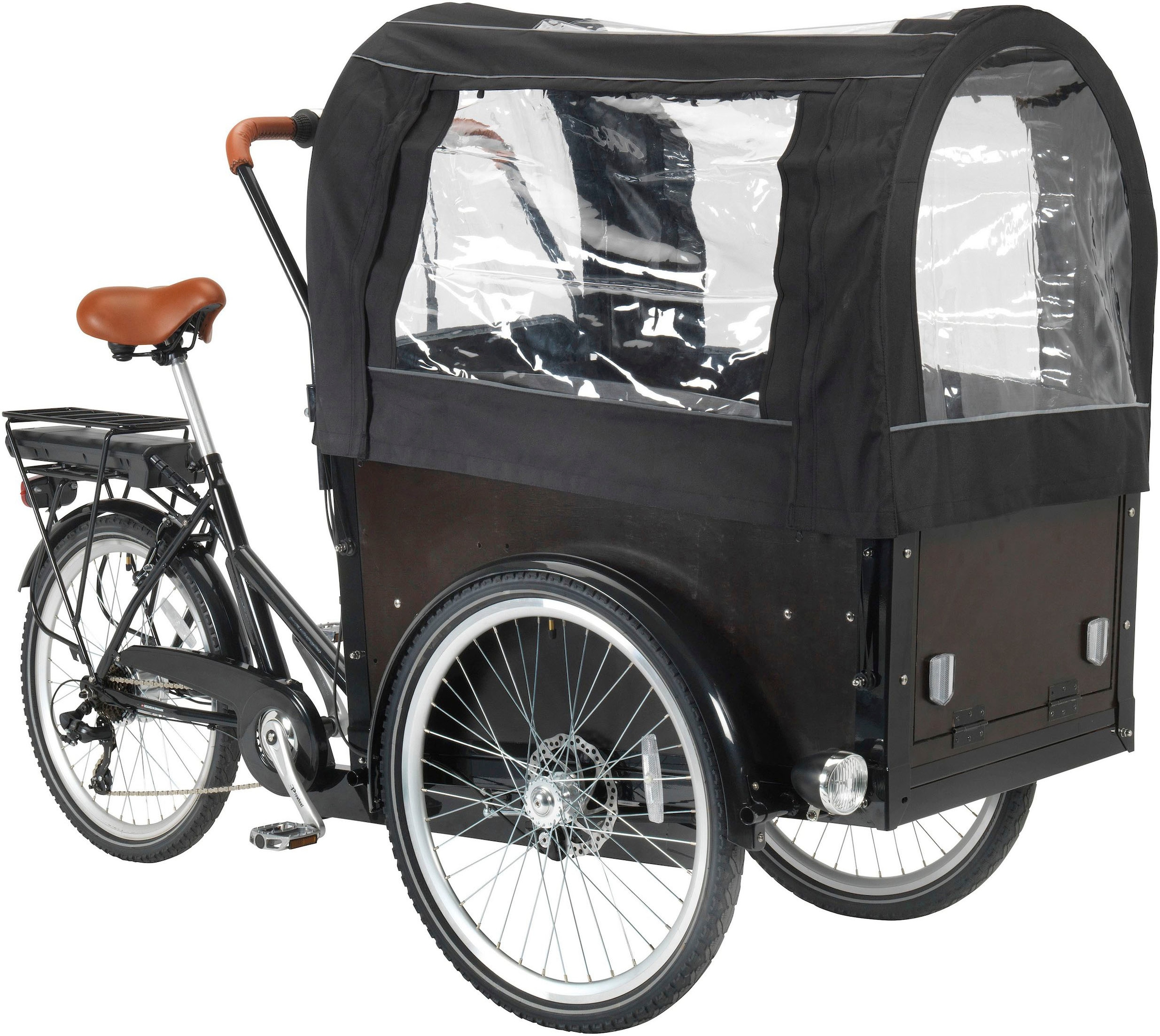 GreenStreet E-Bike »Elektrolastenrad E-Cargo«, 7 Gang, Shimano, Acera, Heckmotor 250 W, Pedelec, Elektrofahrrad für Damen u. Herren, Lastenrad