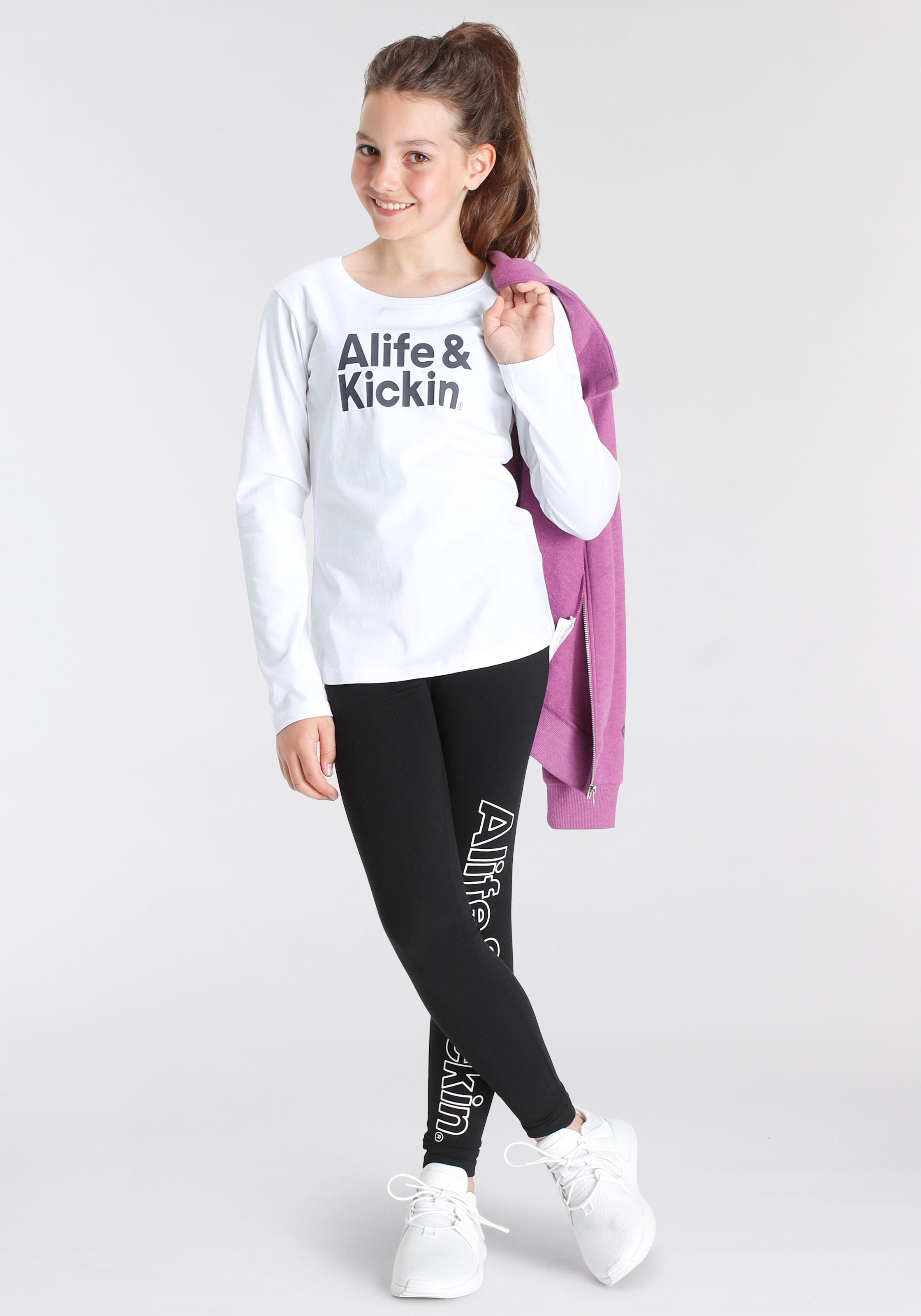 Alife & Alife hohem »mit Kickin & MARKE! NEUE Kickin | Stehkragen«, bestellen Sweatjacke online für BAUR Kids