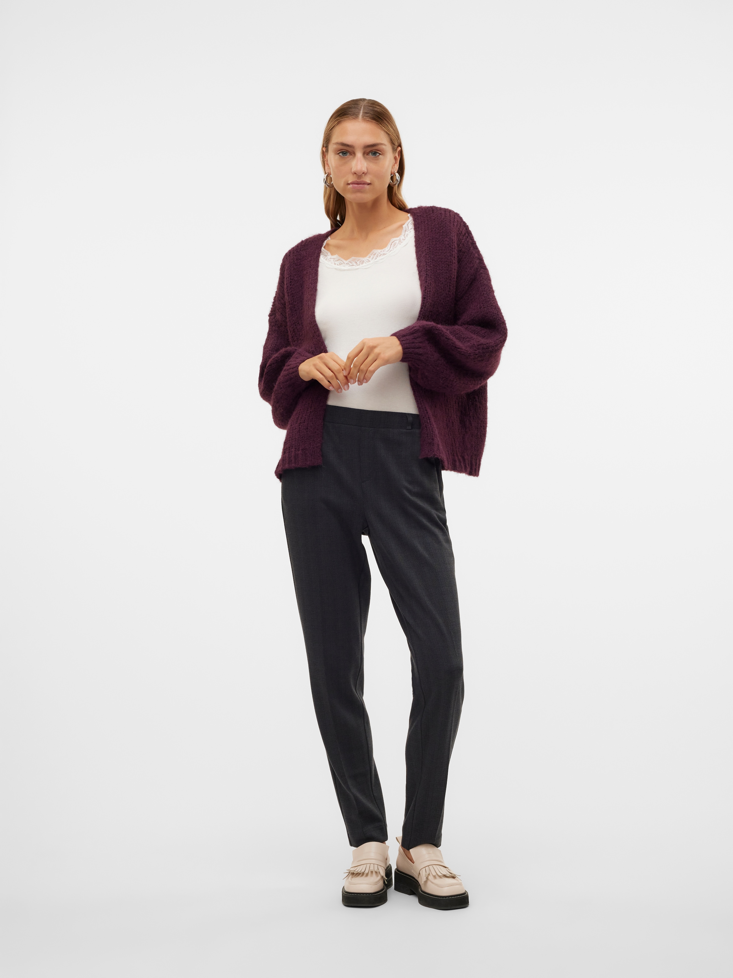 Vero Moda Strickjacke »VMMAYBE LS OPEN CARDIGAN GA REP«