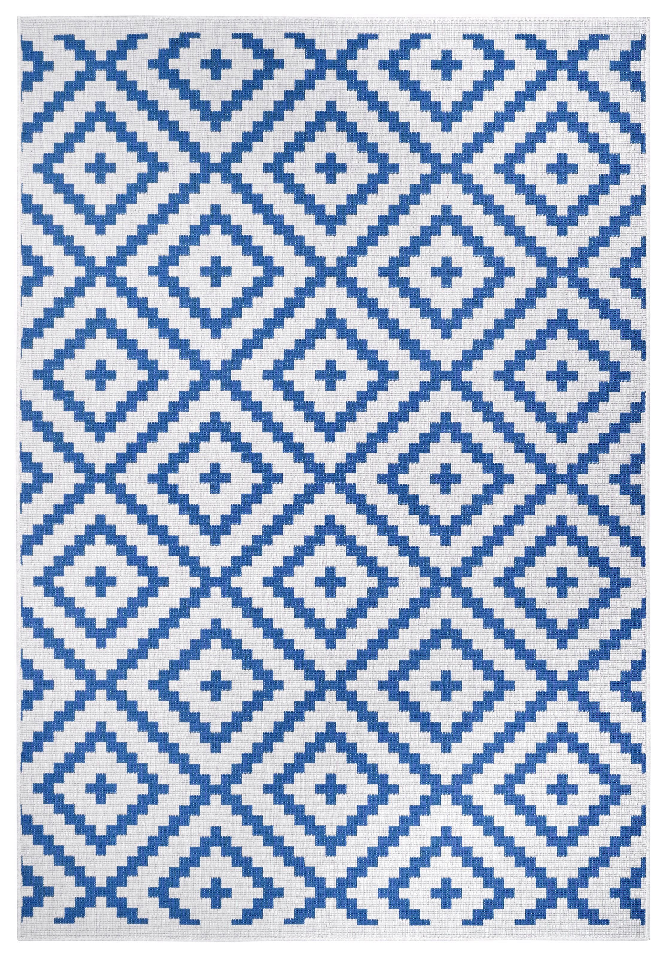 my home Teppich »Ronda Wendeteppich«, rechteckig, 5 mm Höhe, Sisal-Optik, Flachgewebe, In- und Outdoor, geometrisches Boho Design