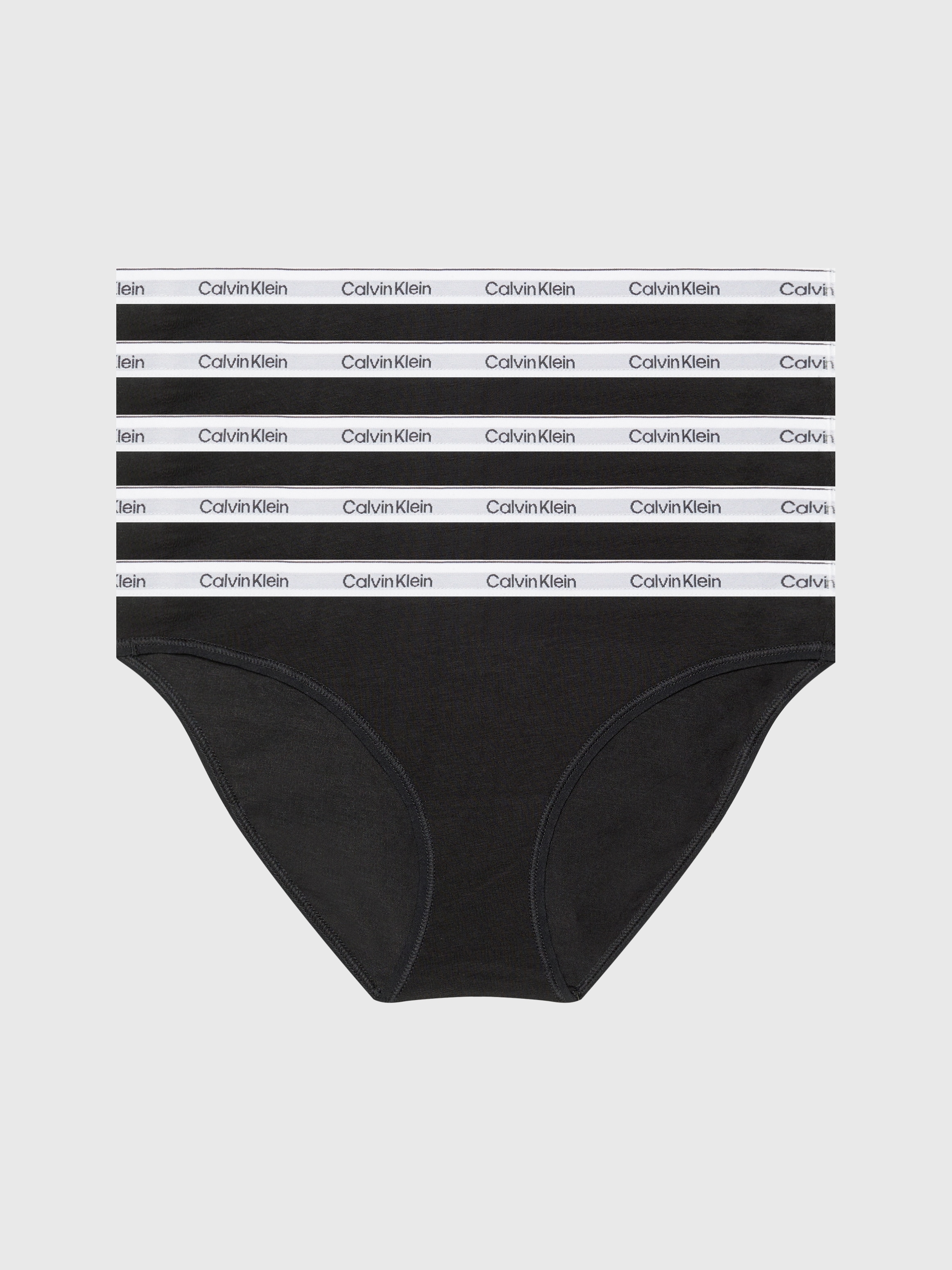 Calvin Klein Underwear Bikinislip "5 PACK BIKINI (LOW-RISE)" Packung, 5er-Pack, 5 Stk. mit Logobund