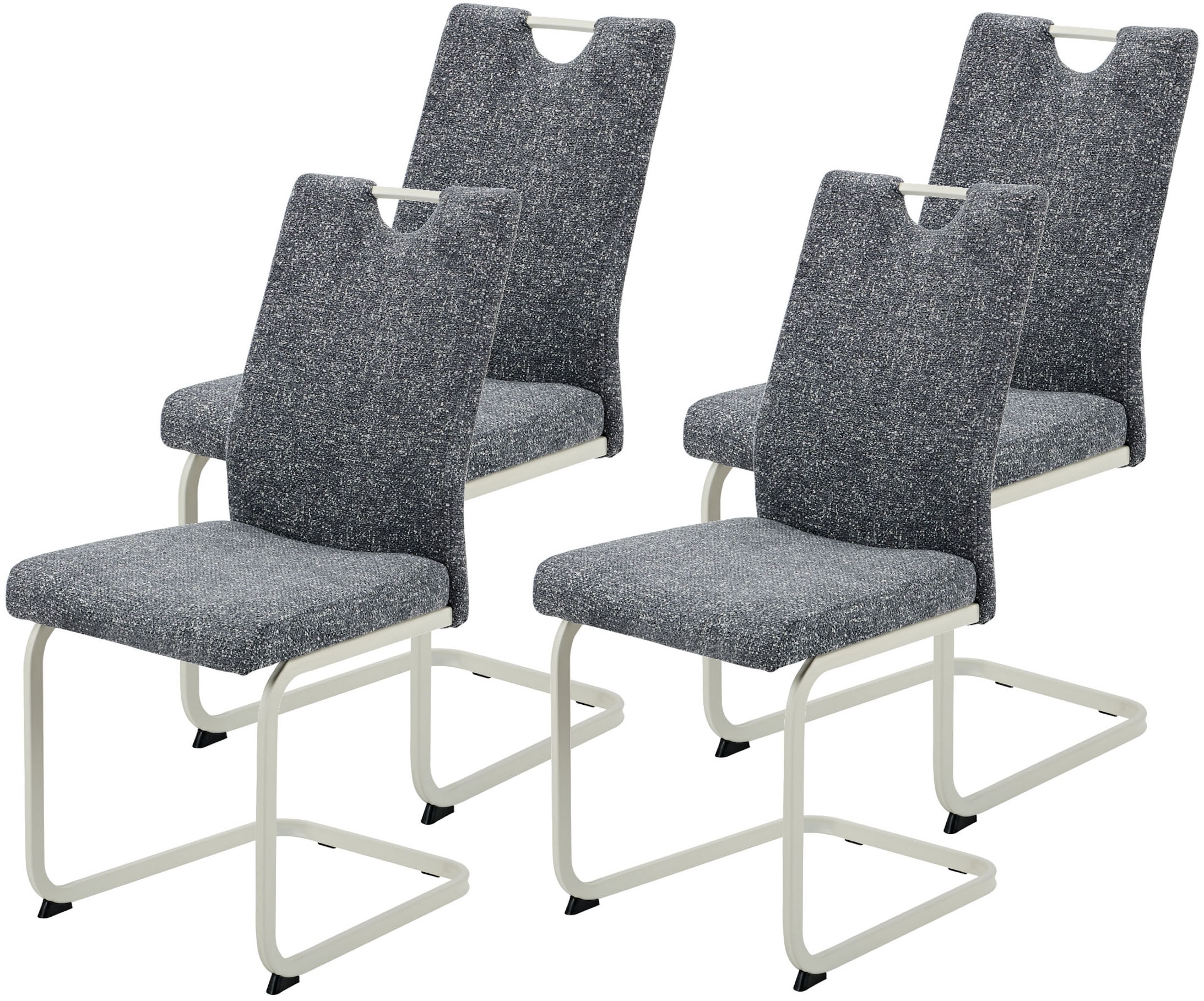 HELA Freischwinger "TIVOLI" (Set) 4 Stk.Freischwinger, Gestell Perlweiß, mi günstig online kaufen