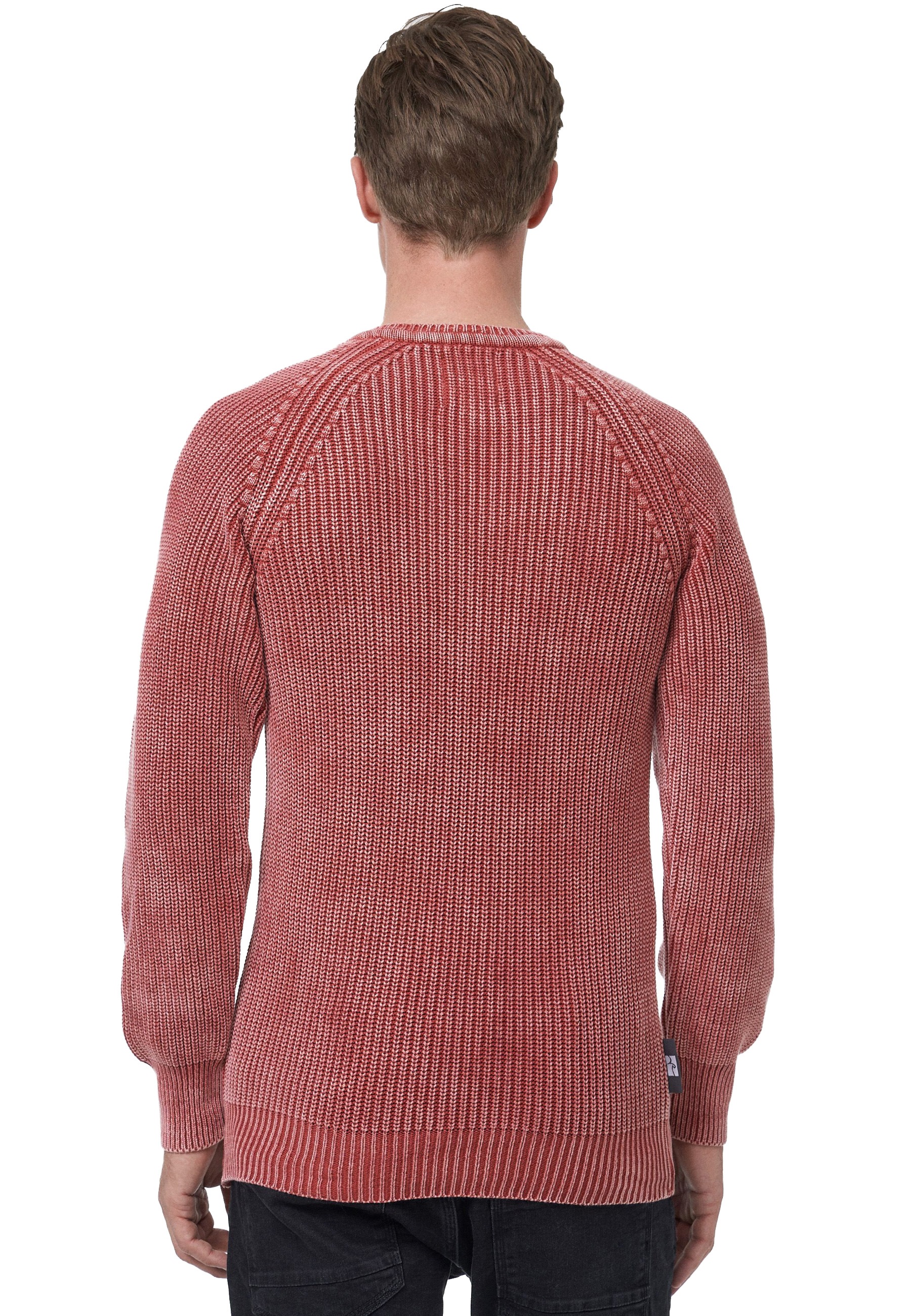 Rusty Neal Strickpullover, im dezenten Batik-Design