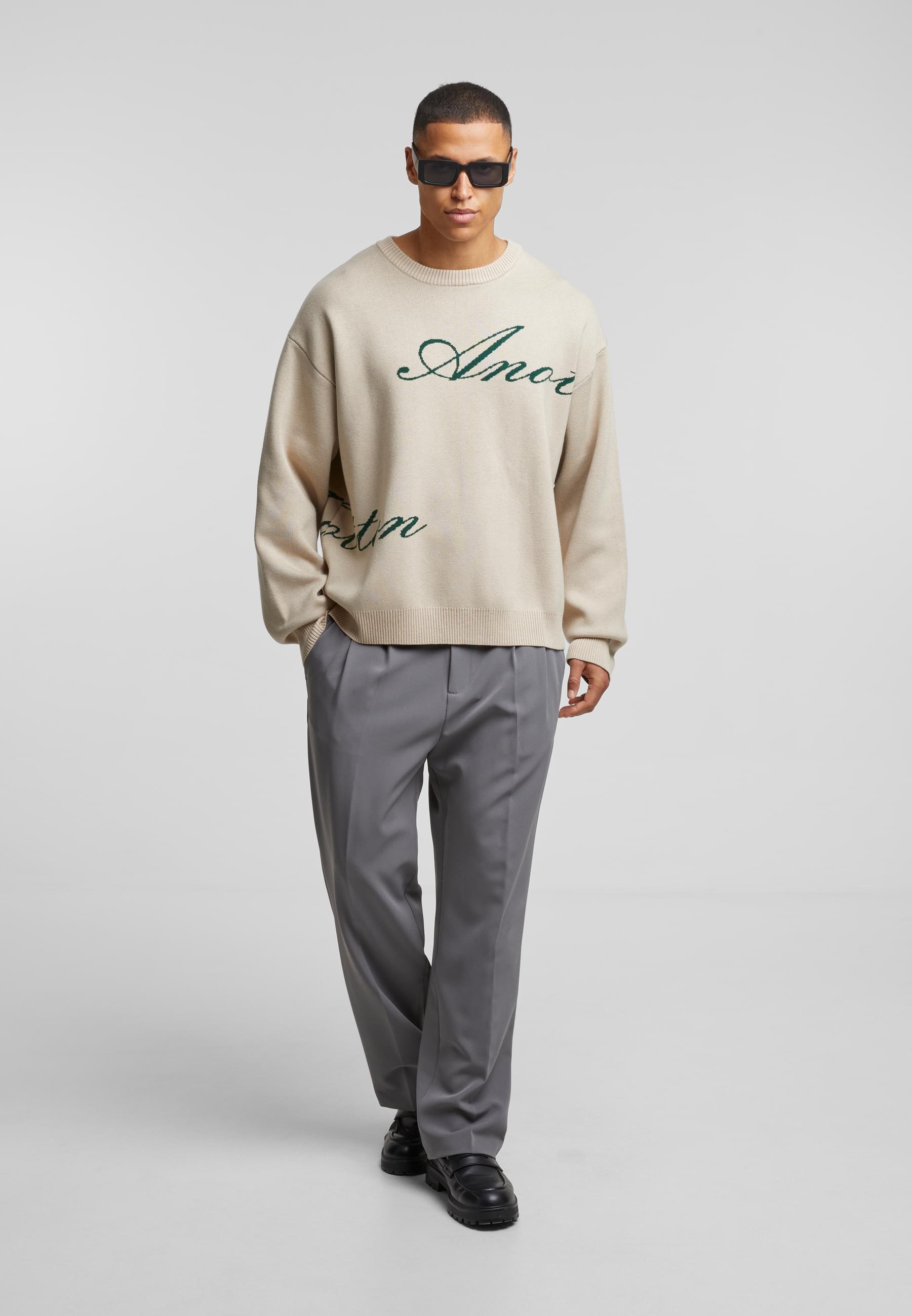 Another Cotton Lab Rundhalspullover »Another Cotton Lab Signature Knit Sweater«, (1 tlg.)