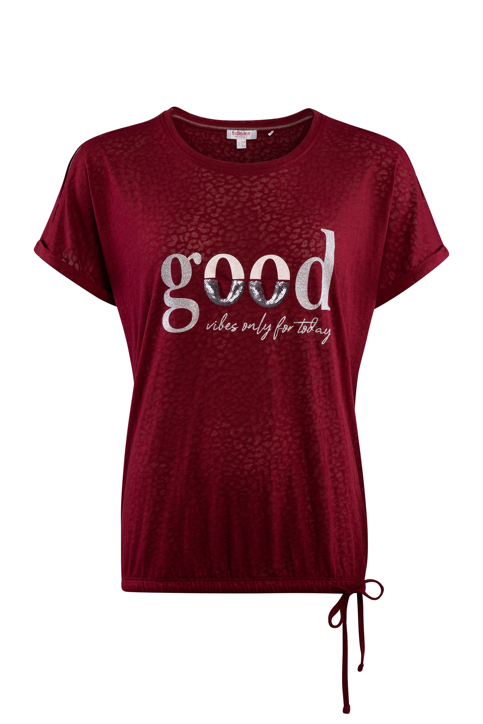STOOKER WOMEN Kurzarmshirt »STCLEA Print T-Shirt« Regular Fit T-Shirt Spitzen- Shirt für Damen