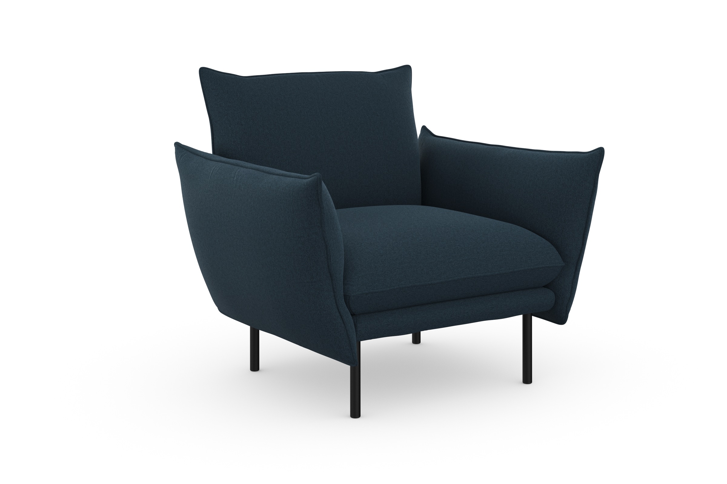 andas Sessel »Stine Cocktailsessel«, Besonderes Design durch Kissenoptik und Keder, by Morten Georgsen