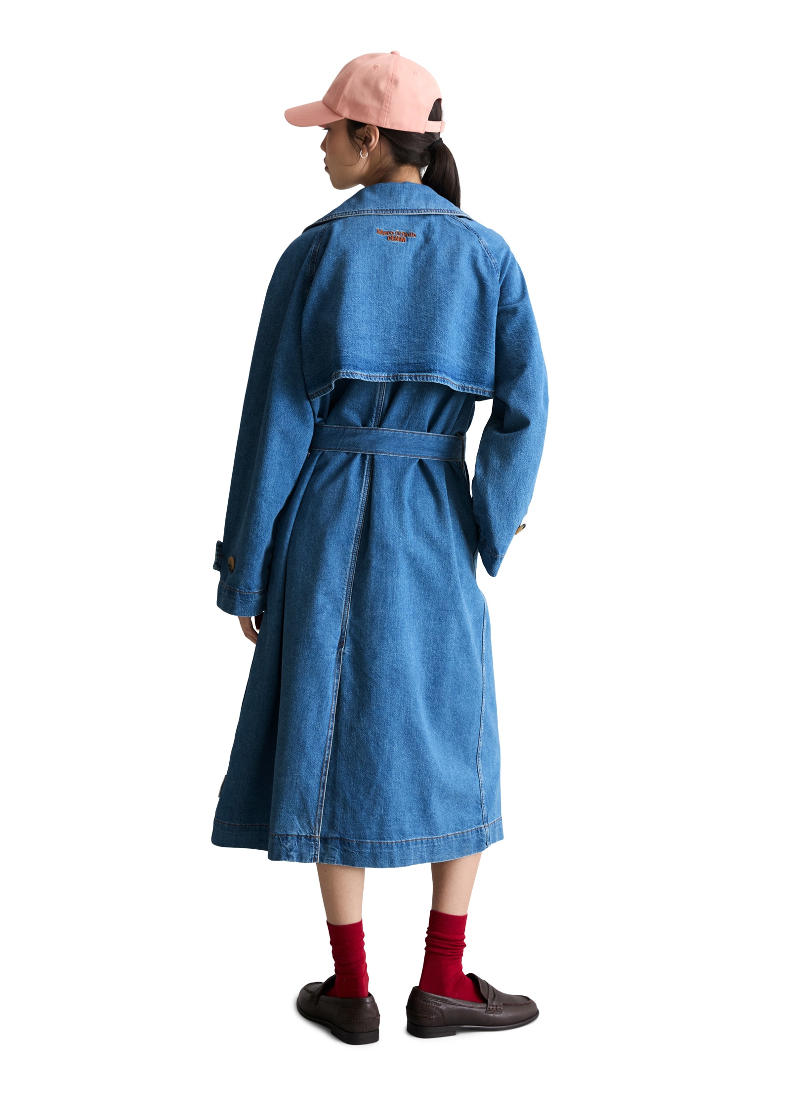 Marc O'Polo DENIM Trenchcoat »mit Ananasblattfasern«