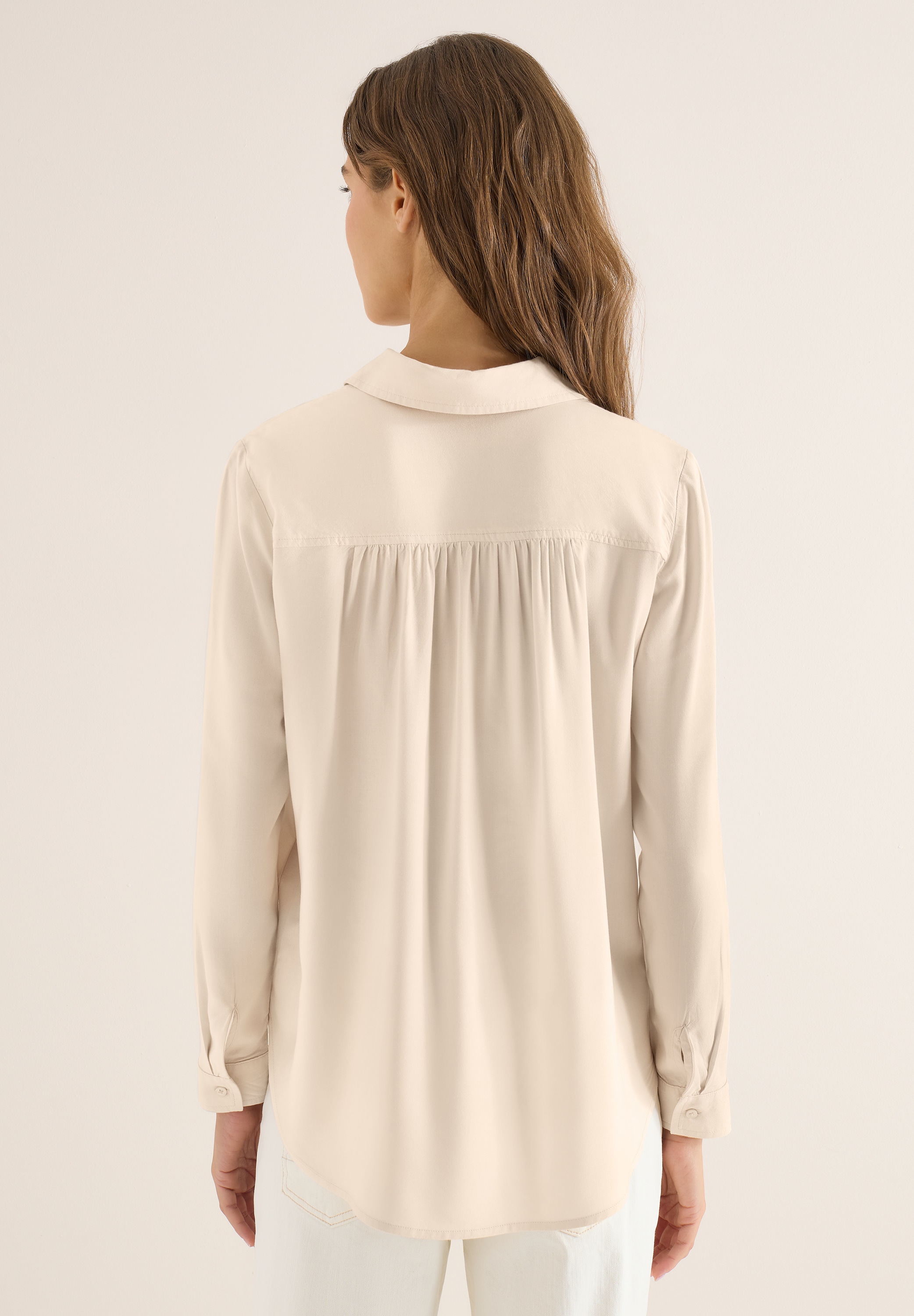CECIL Women Long Sleeve Blouse Pearl Beige XL 2