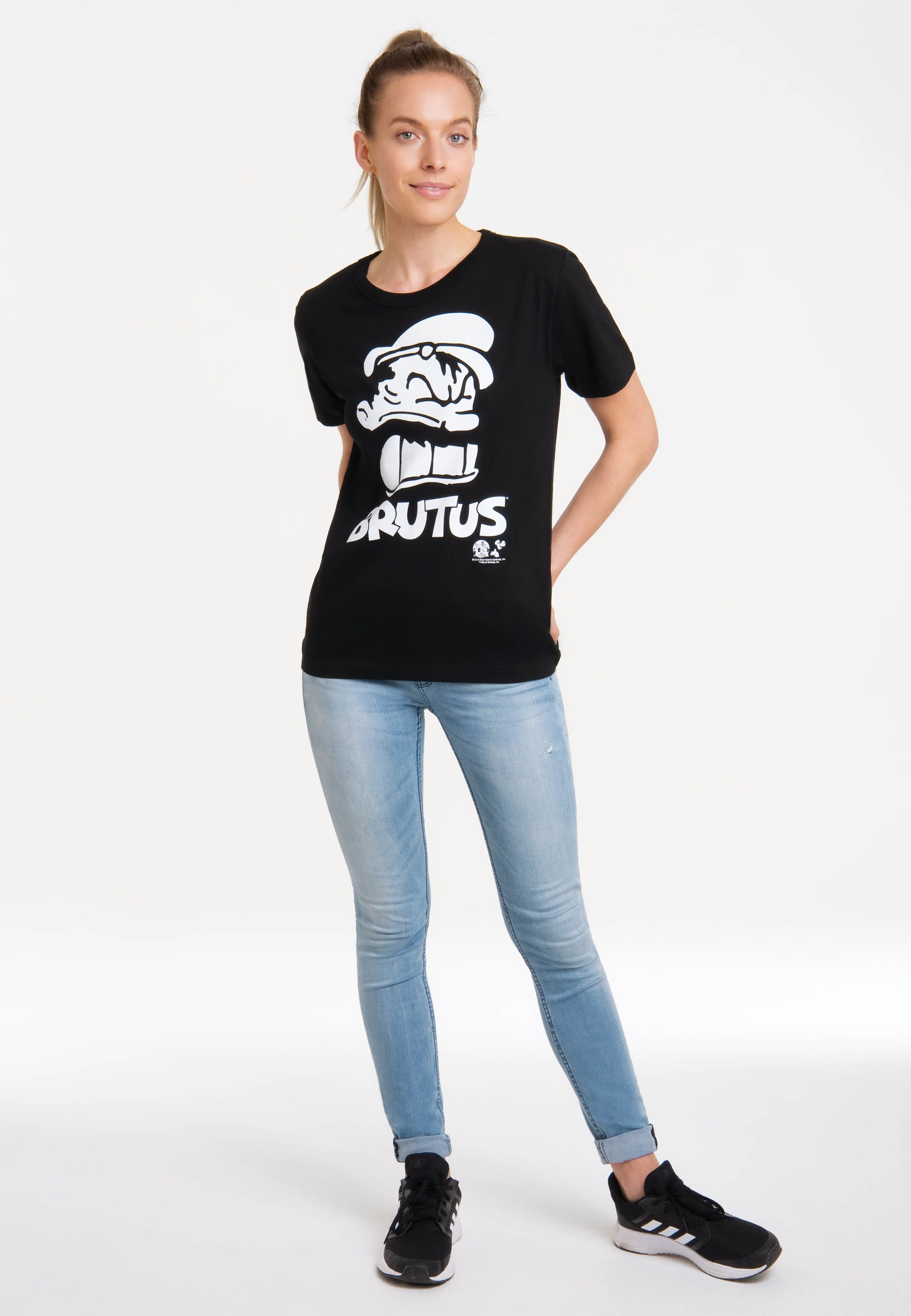 LOGOSHIRT T-Shirt »Popeye - Bluto Portrait«, mit lizenziertem Print