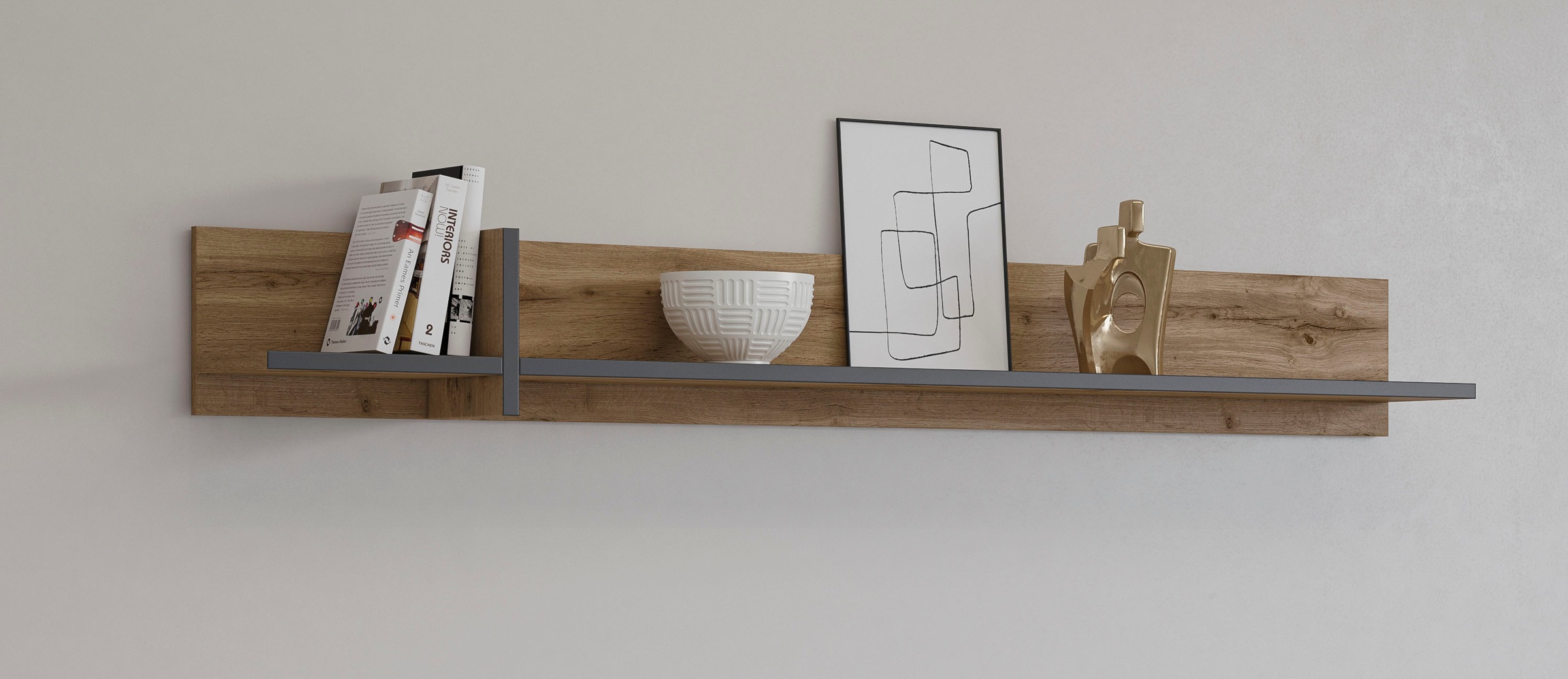 OTTO home Wandboard "Cross,Breite 180 cm, moderne Wandregal" Hängeregal mit günstig online kaufen