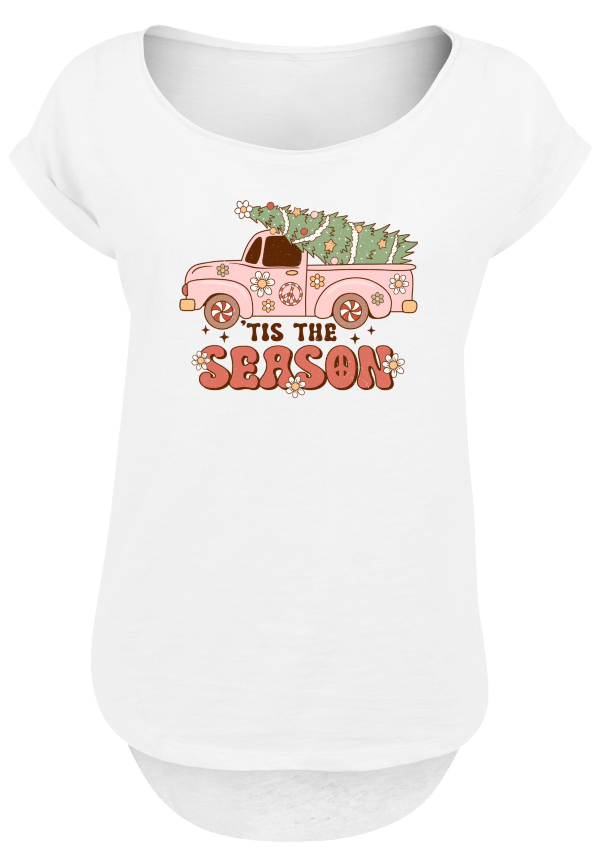 F4NT4STIC T-Shirt »Tis The Season Weihnachten Drivin Home«, Premium Qualität, Weihnachts-Kollection