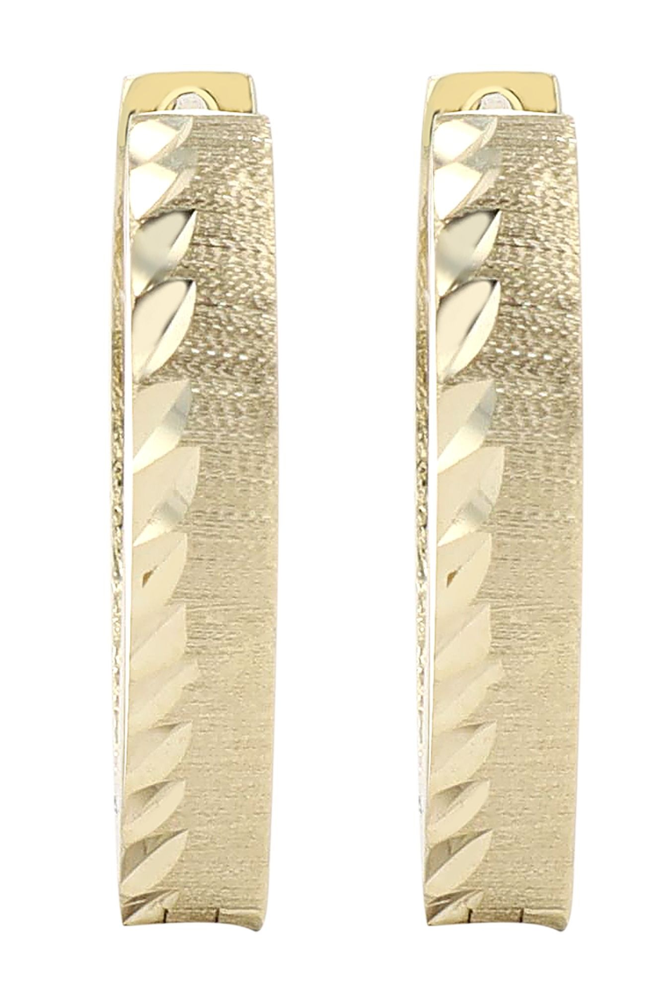 Klappcreolen ADELIA´S "Damen Ohrringe – Klappcreole aus 333 Gold", Damen, Gr. Damen, gold, Ohrringe Klappcreolen, Eine schöne Geschenkidee für jeden Anlass 2