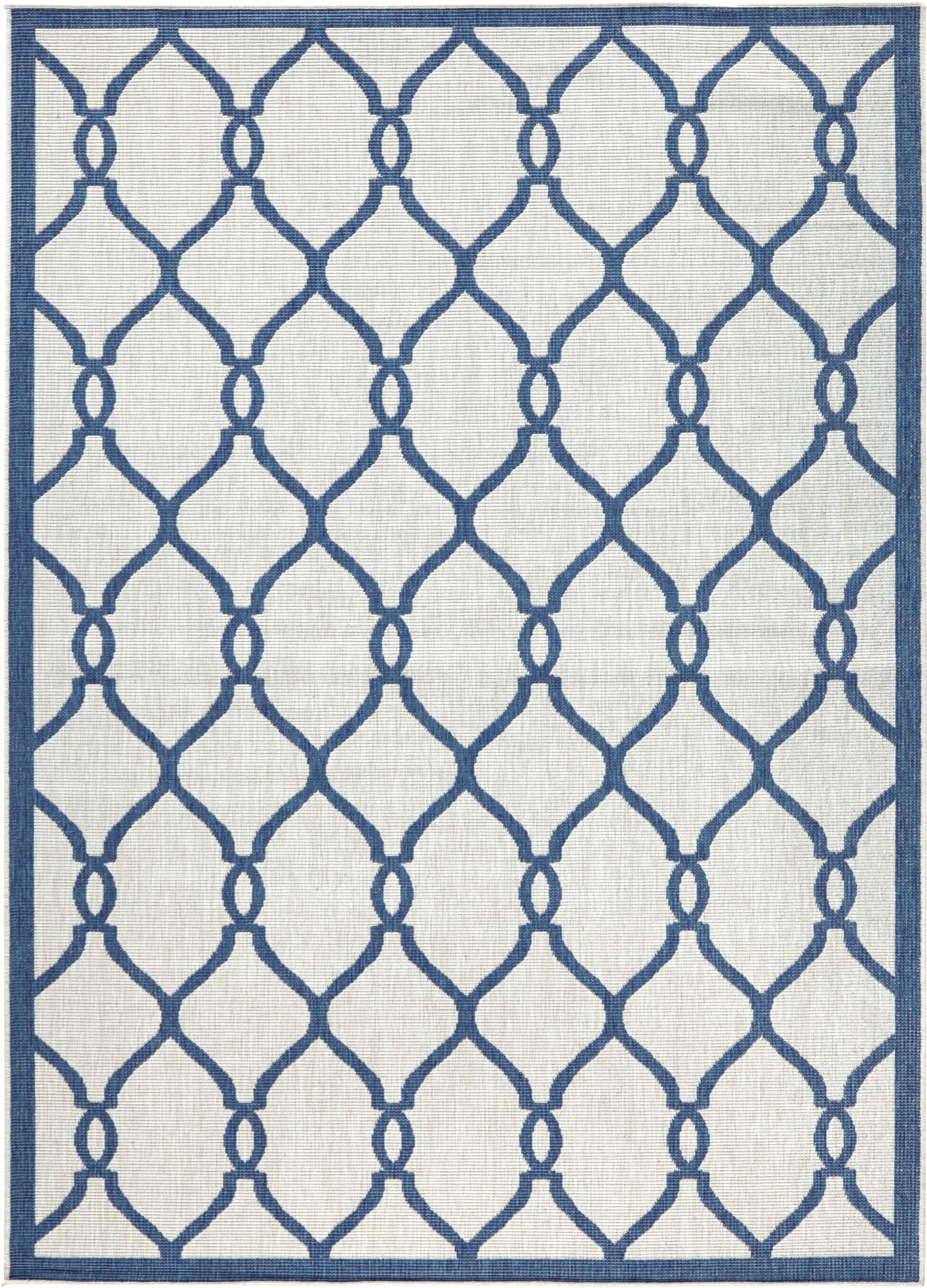 NORTHRUGS Teppich »Rimini«, rechteckig, 5 mm Höhe, In-und Outdoor geeignet, Robust, Pflegeleicht, Flachgewebe, Wendbar