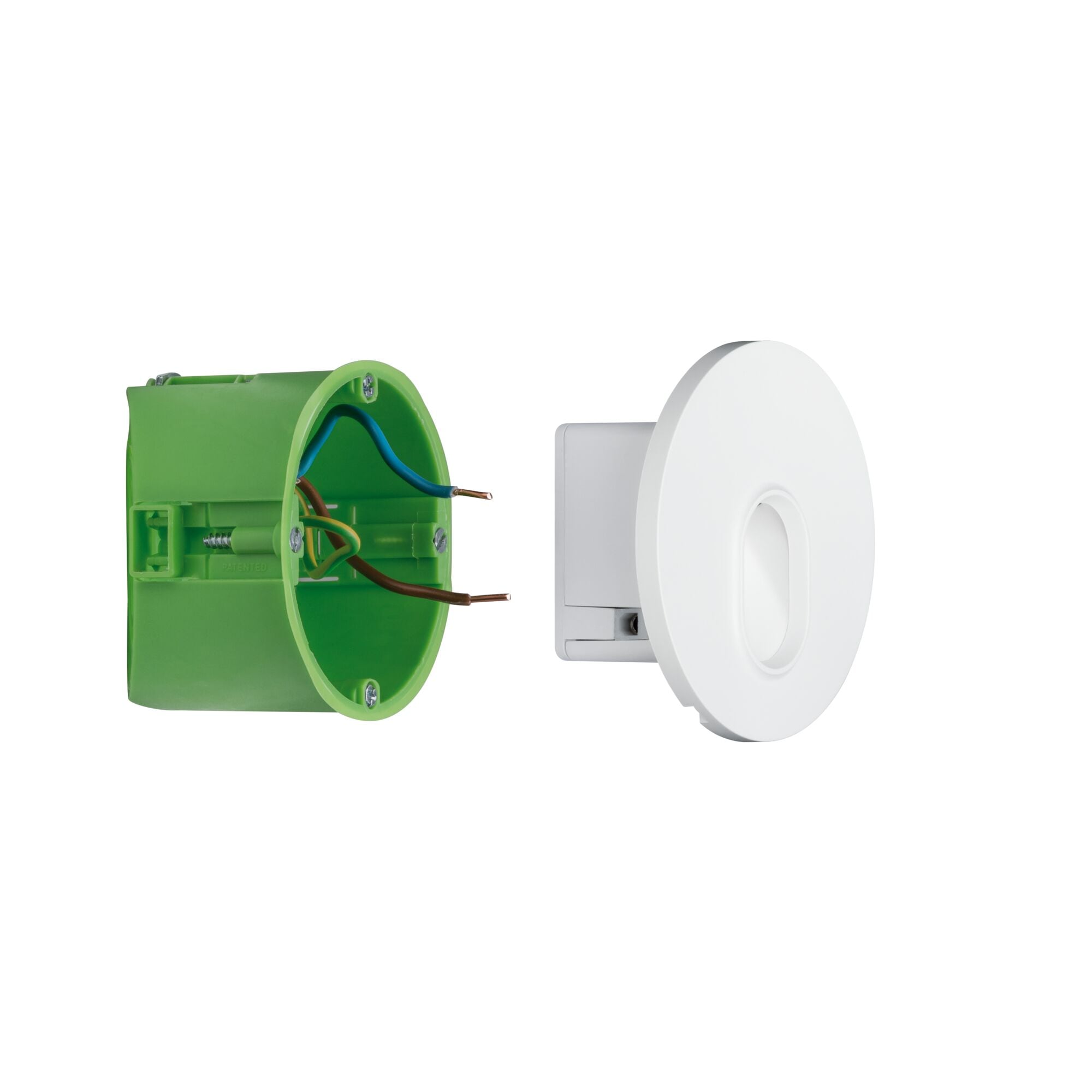 Paulmann LED Wandleuchte »Einbauleuchte rund Weiß 1,7W«, 1 flammig