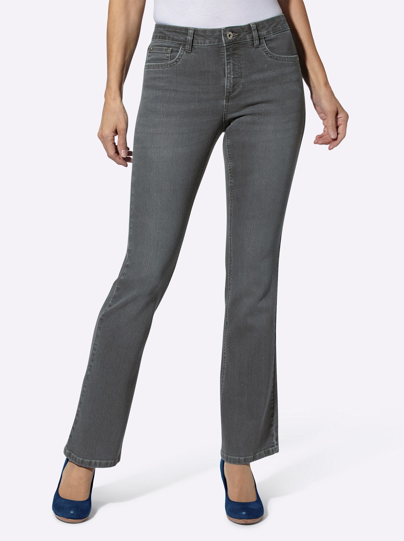 Classic Basics Bootcut-Jeans, (1 tlg.)