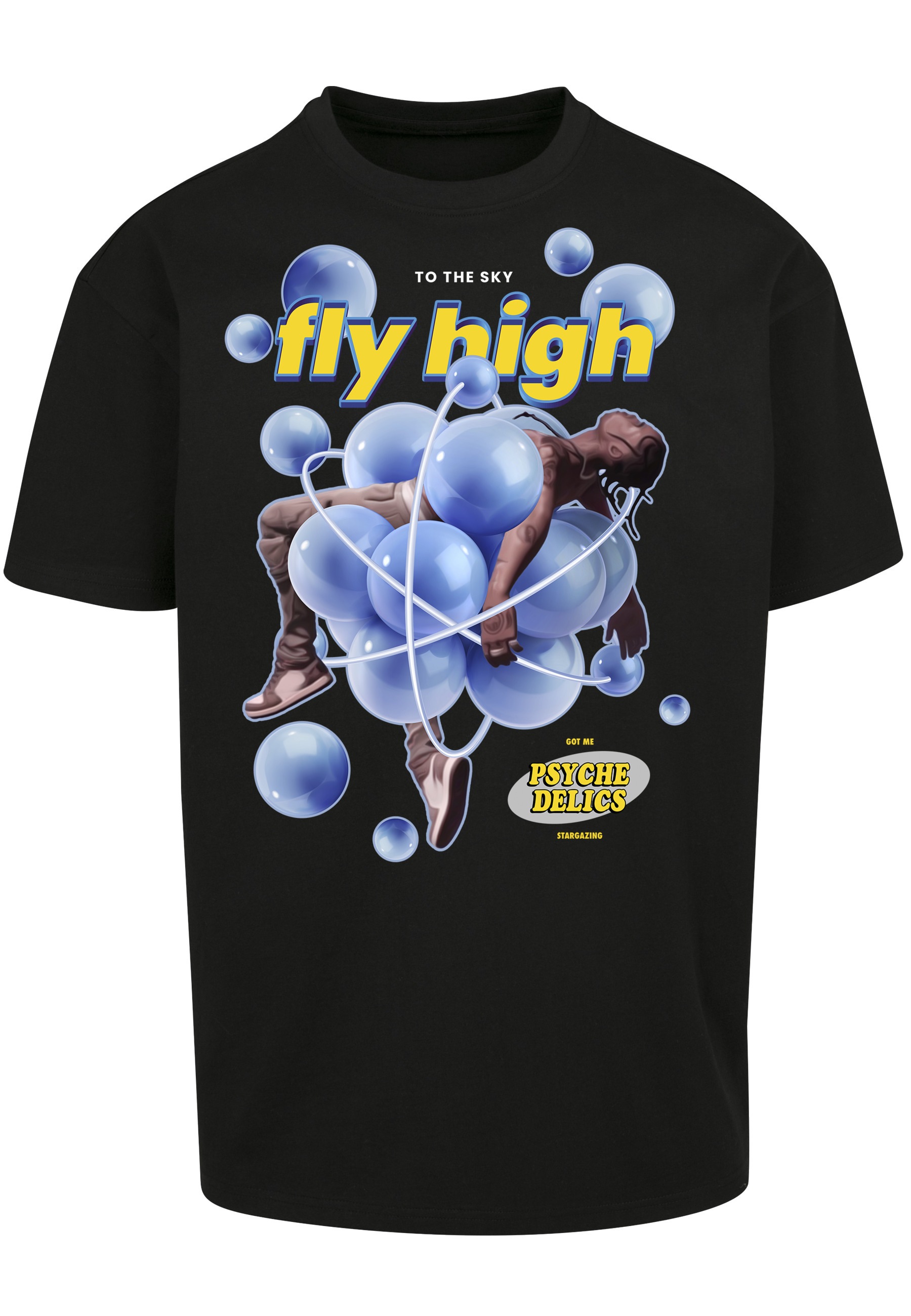 Upscale by Mister Tee T-Shirt "Upscale by Mister Tee Unisex Psychadelic Oversize Tee" 1 Stk.