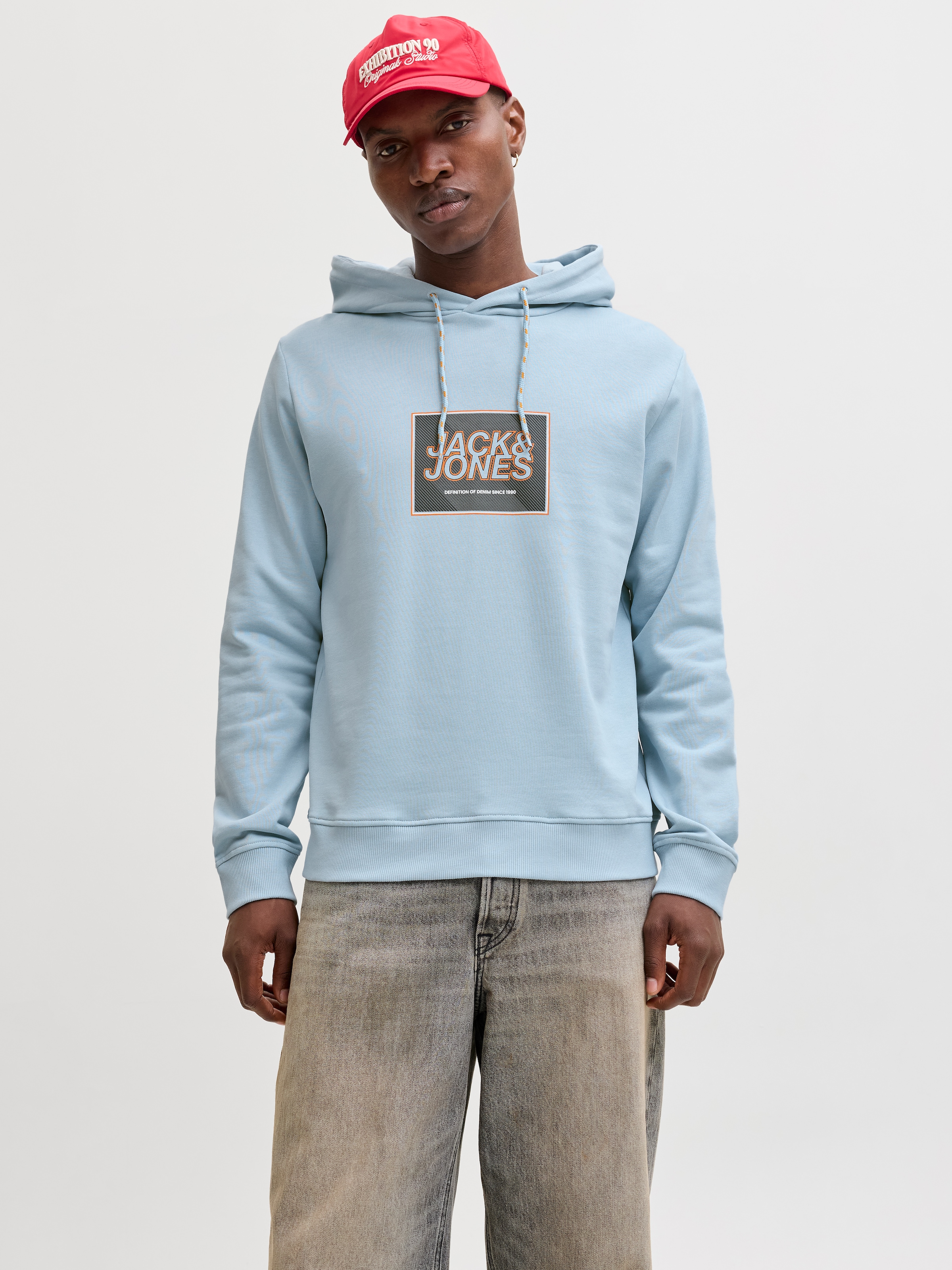 Jack & Jones Kapuzensweatshirt "JJRAIN SWEAT HOOD UNB" günstig online kaufen