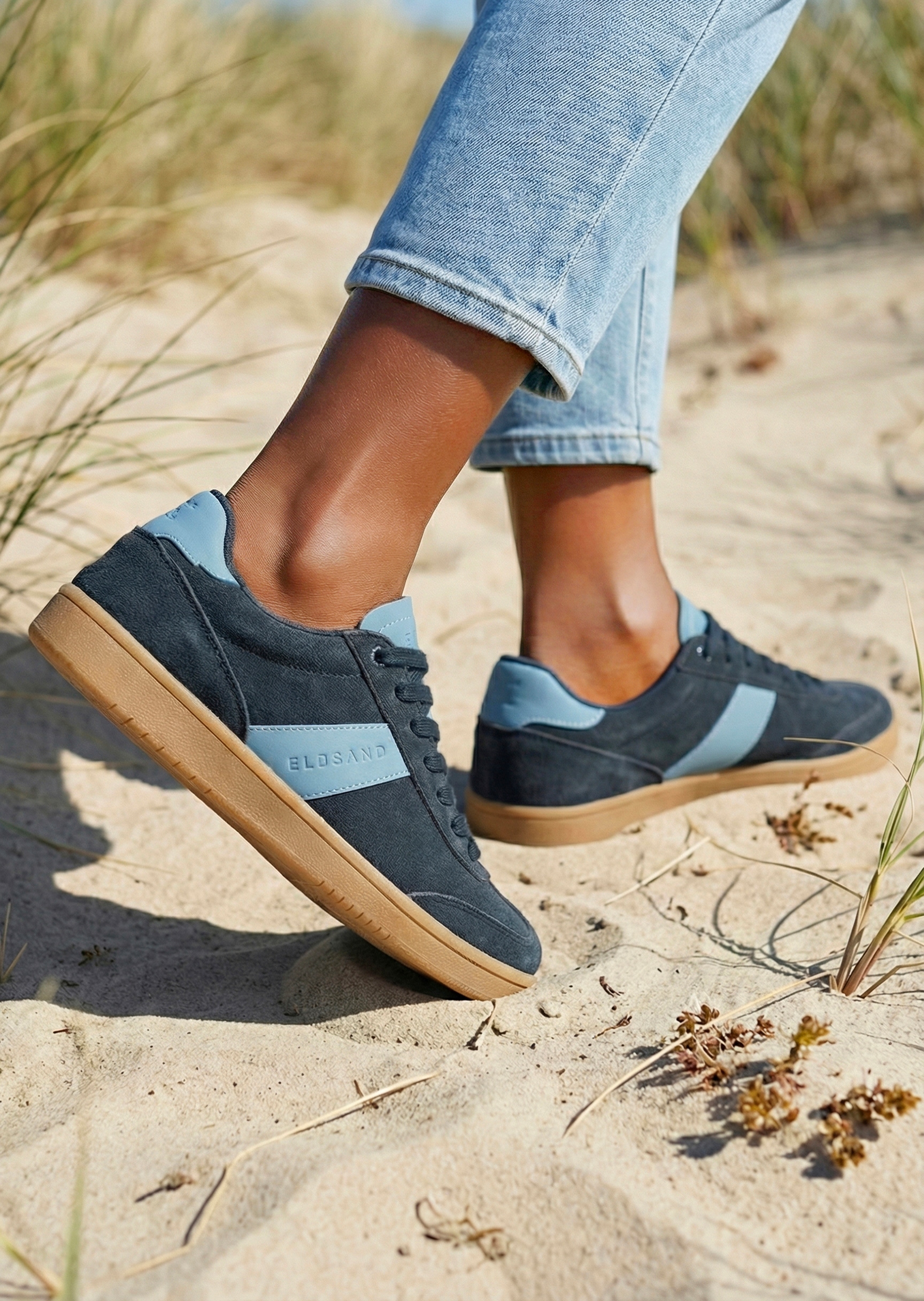Elbsand Sneaker »Freizeitschuh, Retro Sneaker, Lederschuh, Halbschuh, Ledersneaker«  Schnürhalbschuh. Turnschuh aus Leder im Retro-Look, Unisex