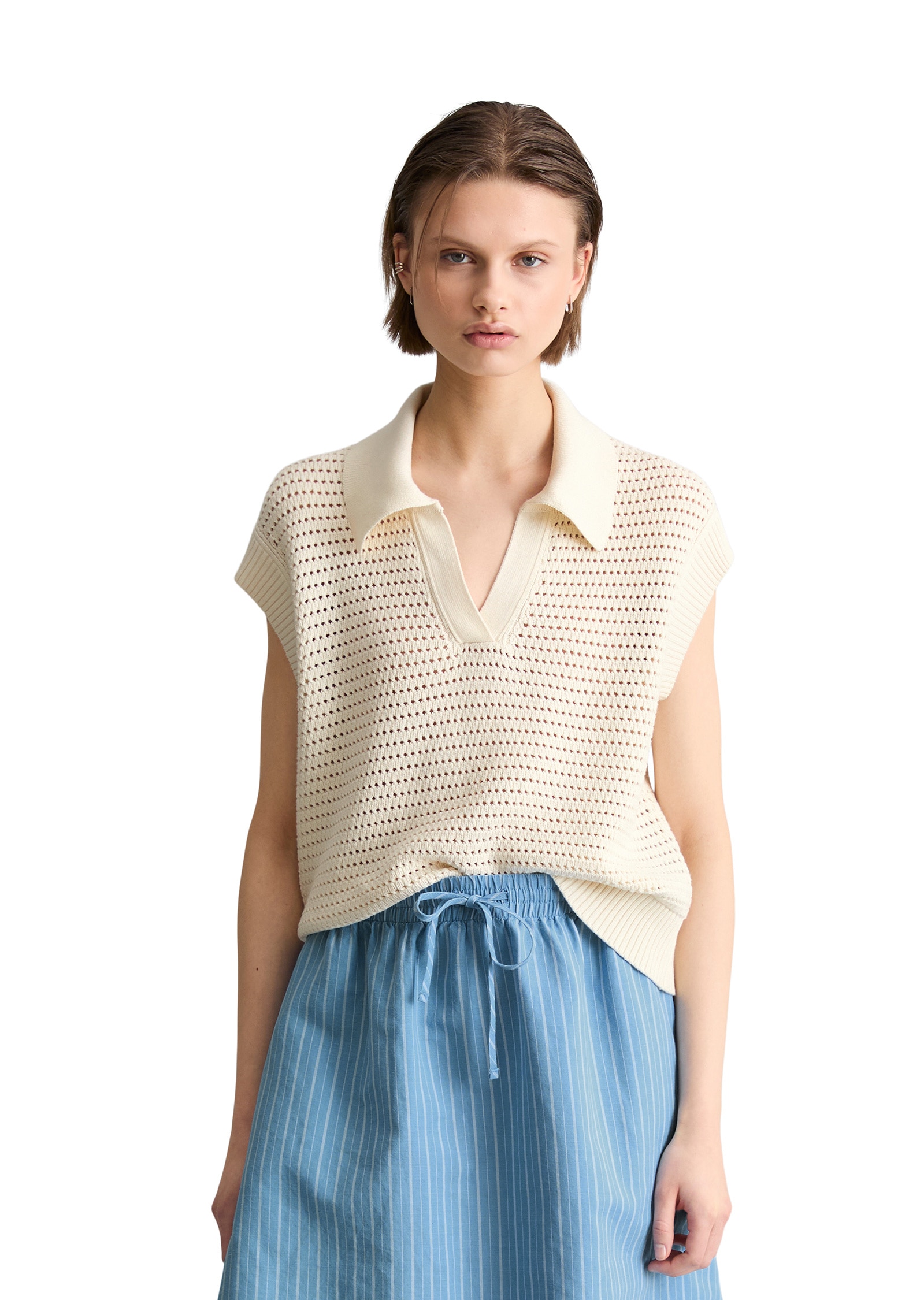 Marc O'Polo DENIM Strickpullover »aus Organic Cotton«