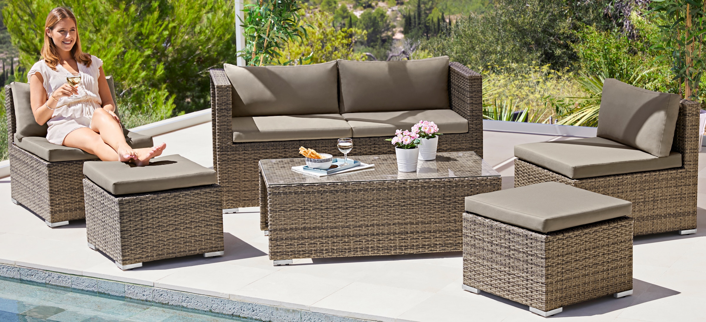 MERXX Gartenlounge-Set "Vigo"