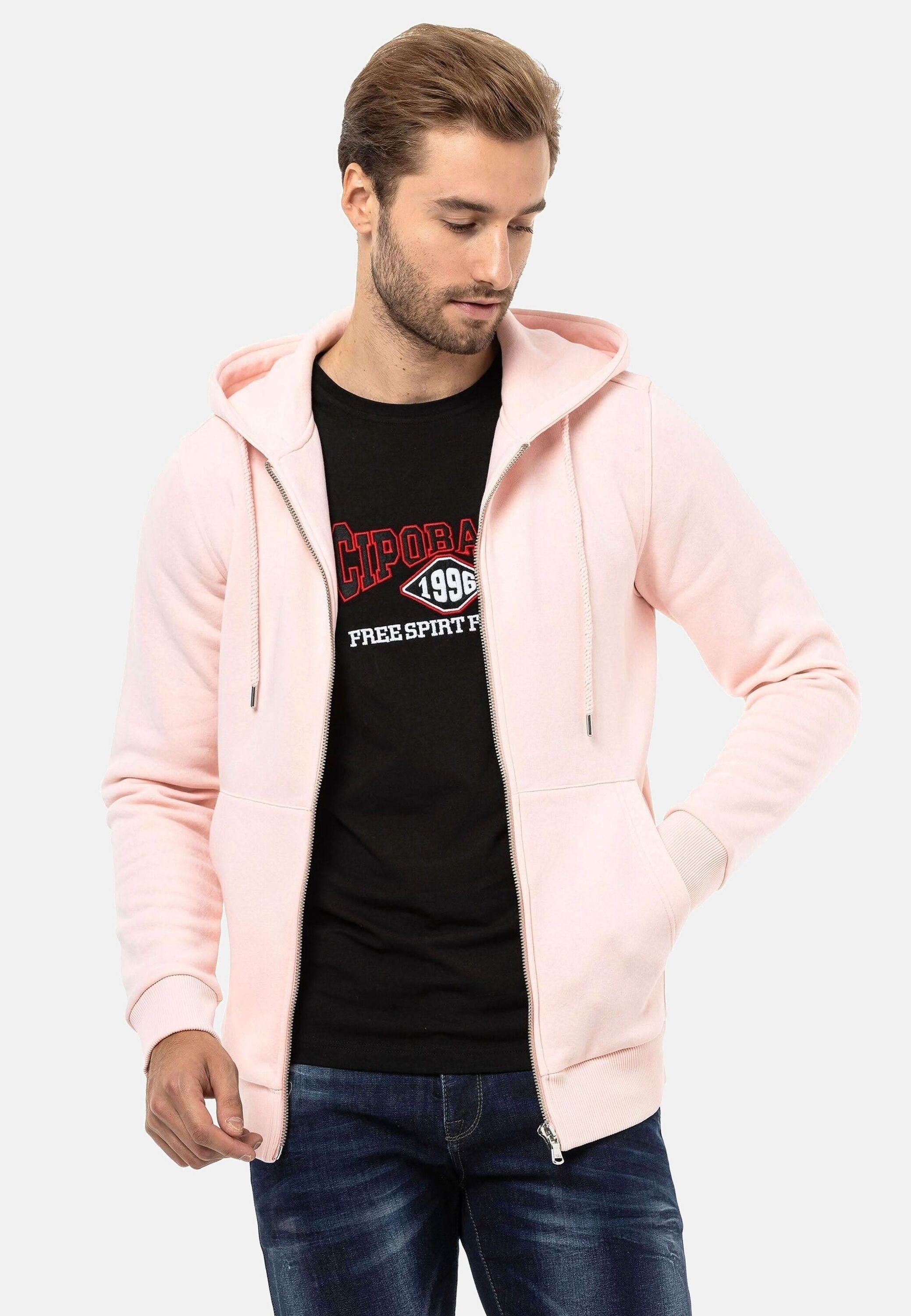 Cipo & Baxx Sweatjacke "Jacken" 1 Stk. mit Kapuze, CL556