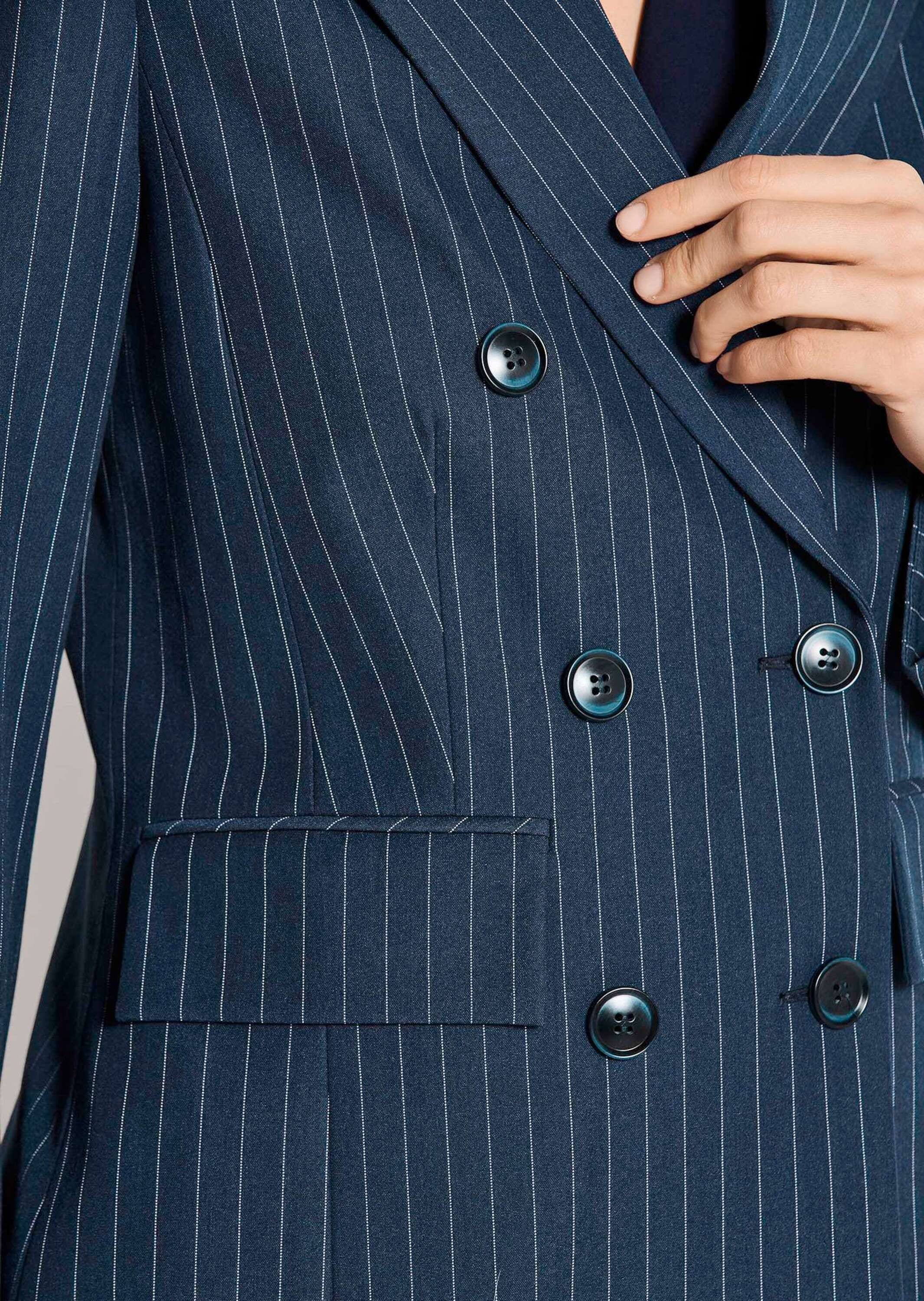 MADELEINE Jackenblazer »Blazer Longblazer mit Nadelstreifen«