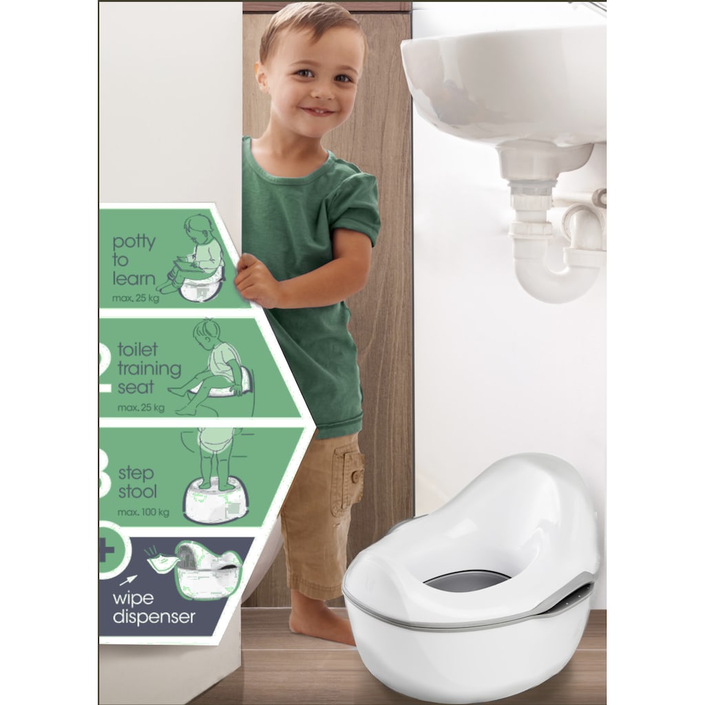 keeeper Toilettentrainer »kasimir babytopf deluxe 4in1, nordic white«