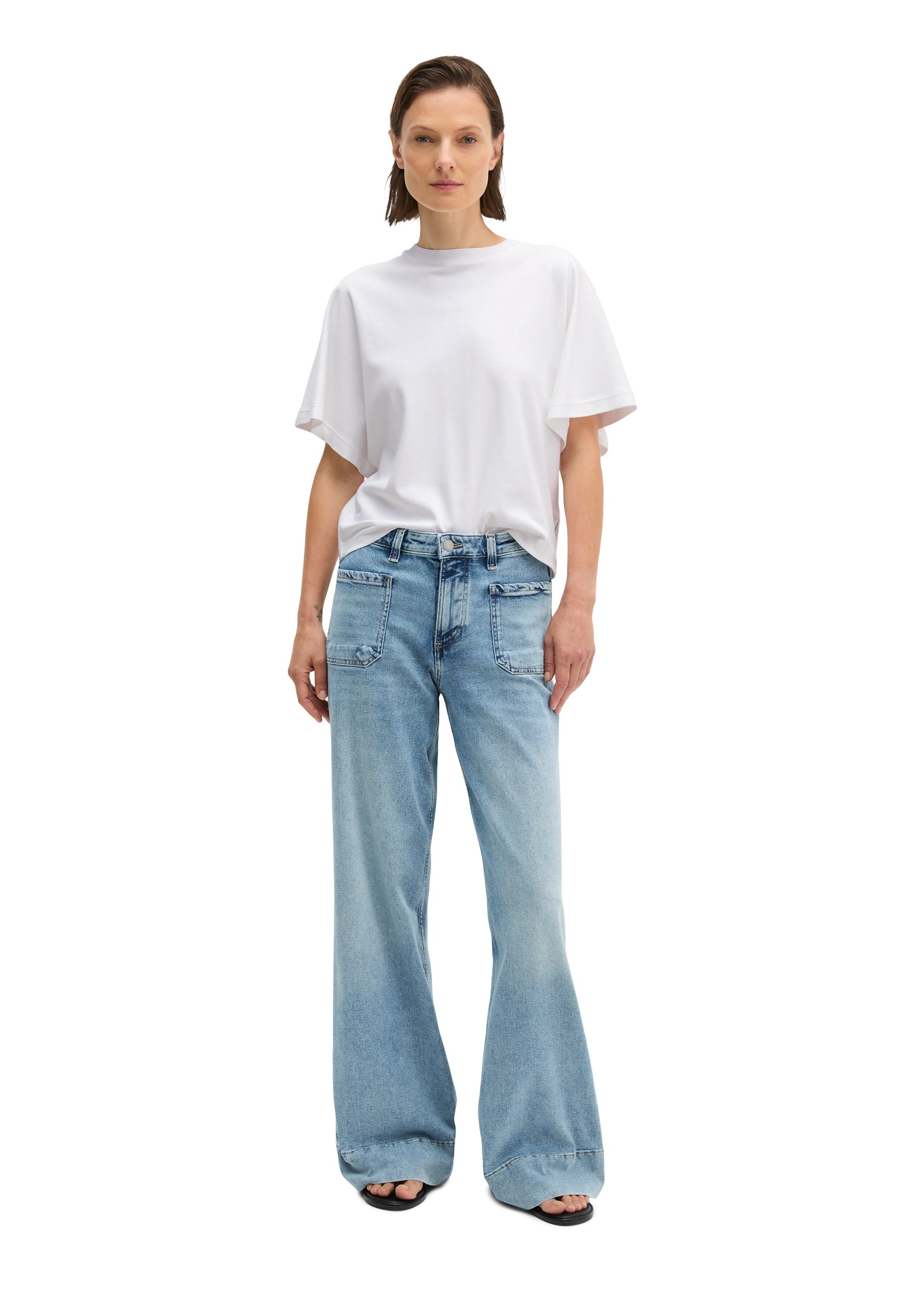 Marc O'Polo Weite Jeans »aus Organic-Cotton-Polyester-Stretch«
