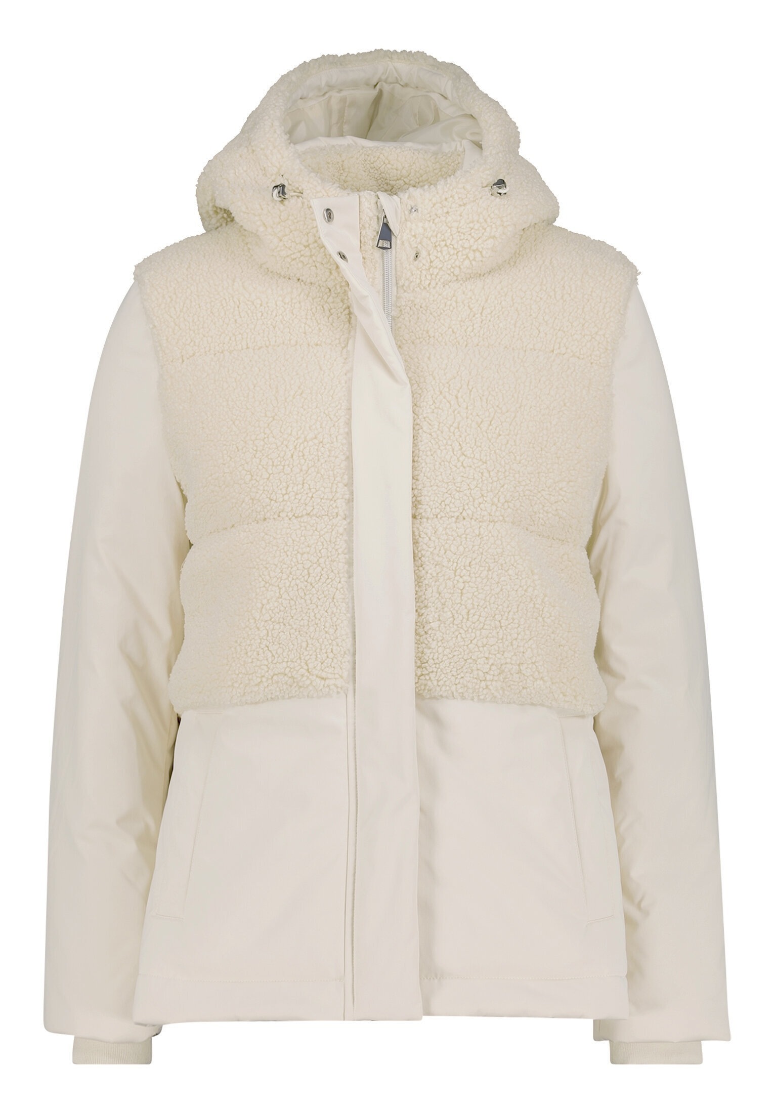 Cartoon Steppjacke »Damen mit Plüsch« mit Kapuze