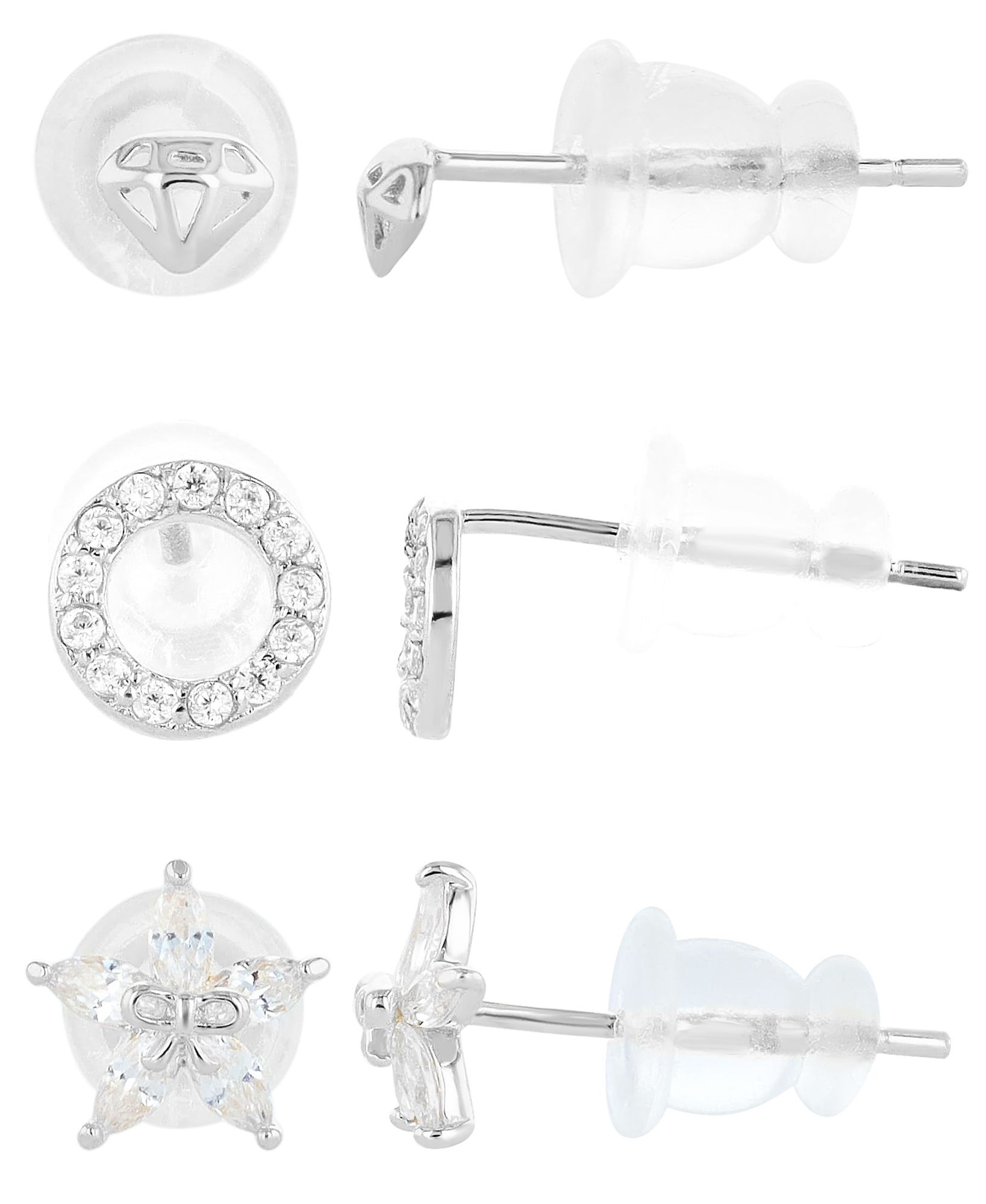 Adelia´s Paar Ohrhänger "Damen Ohrringe – Ohrstecker aus 925 Silber mit Zir günstig online kaufen