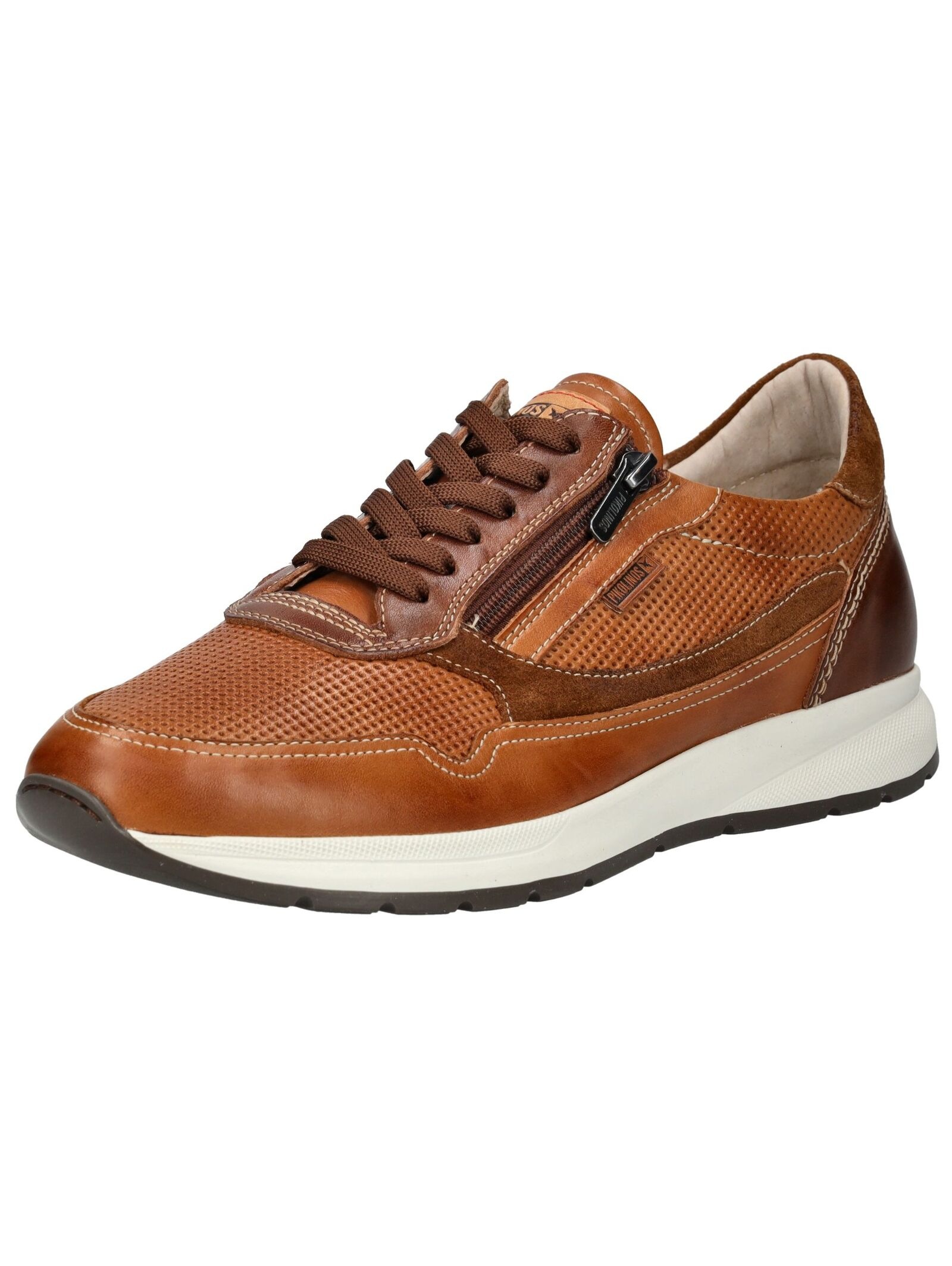 PIKOLINOS Herren Sneaker "PIKOLINOS Sneaker Leder", Gr. 42brandy, Leder, Schuhe