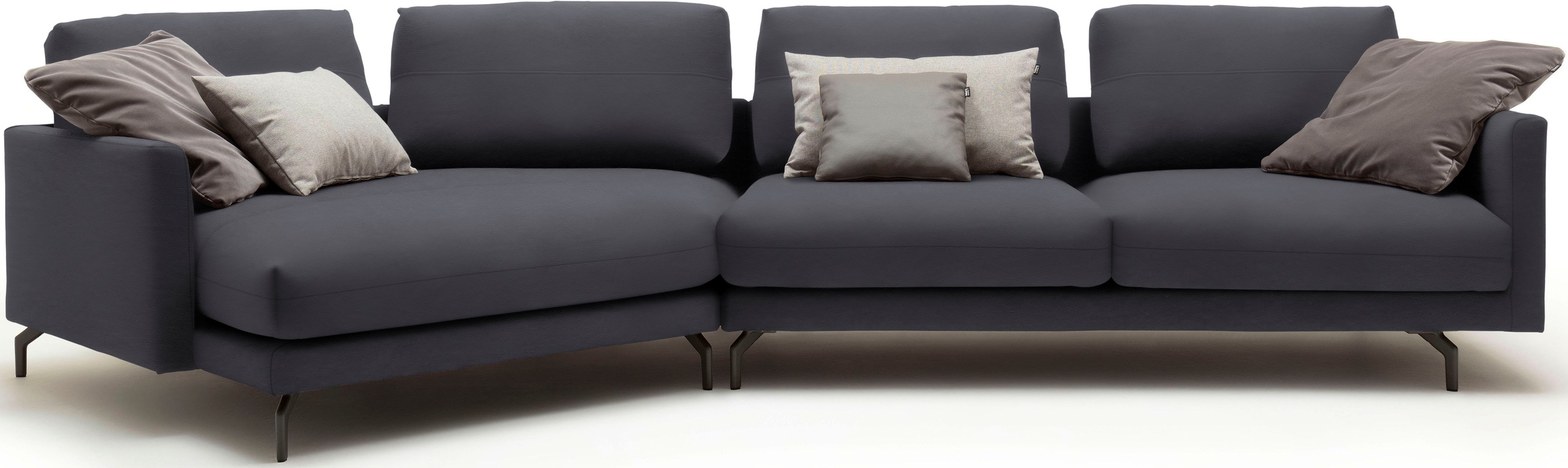 Thumbnail - Creation BY ROLF BENZ Wohnlandschaft "CR.414 mit Kuschelecke für Wohlfühlkomfort" Wahlweise aus Leder oder Chenille