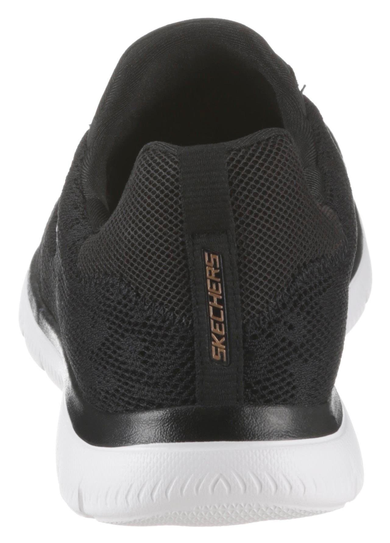 Skechers Slip-On Sneaker »Summits«, Slipper, Freizeitschuh, Komfortschuh mit Memory Foam