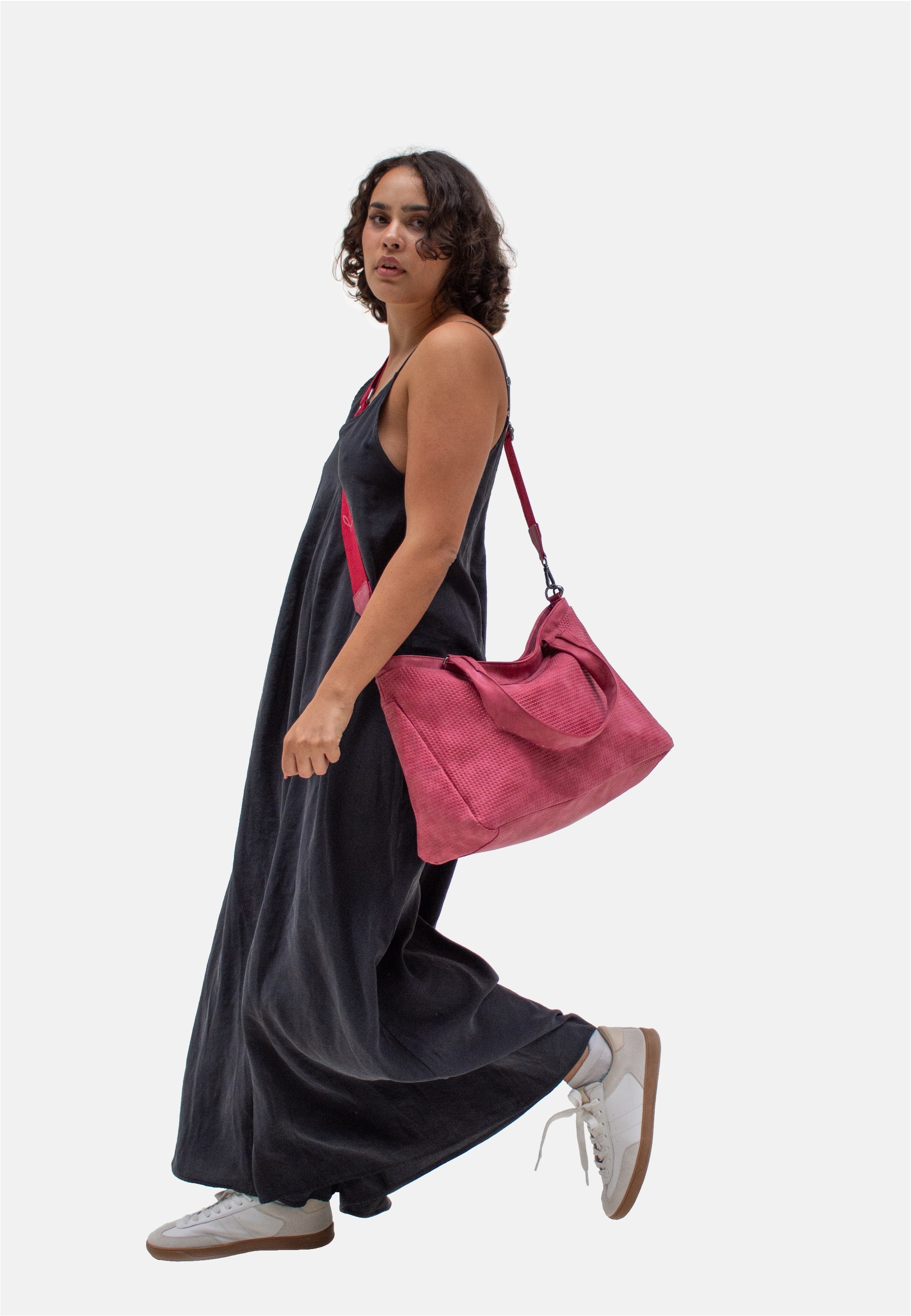 Fritzi aus Preußen Henkeltasche »Joly Waffly Black« mit kleiner Retro-Pocket-Maus extra