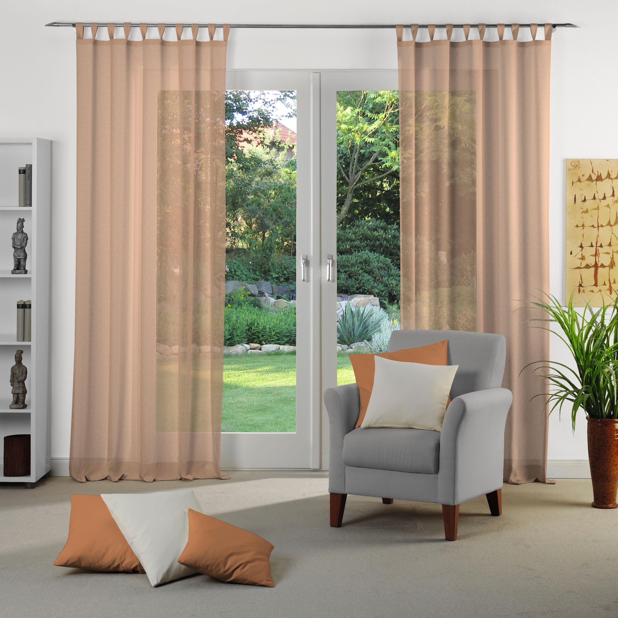 Wirth Vorhang "Sunday" Schlaufen 1 Stk. tlg. günstig online kaufen