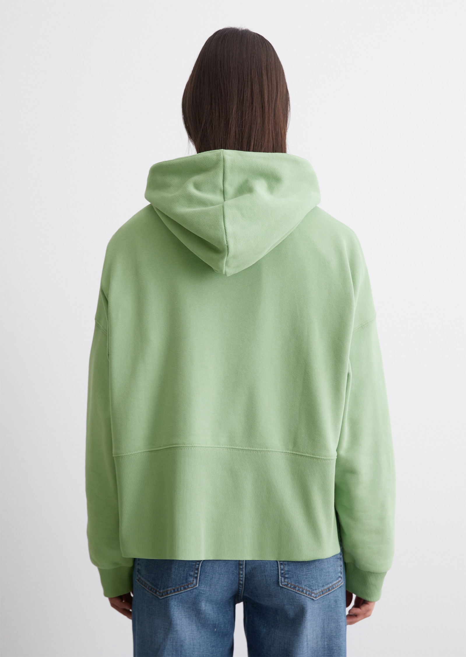 Marc O'Polo DENIM Sweatshirt »mit breitem Rippbund«