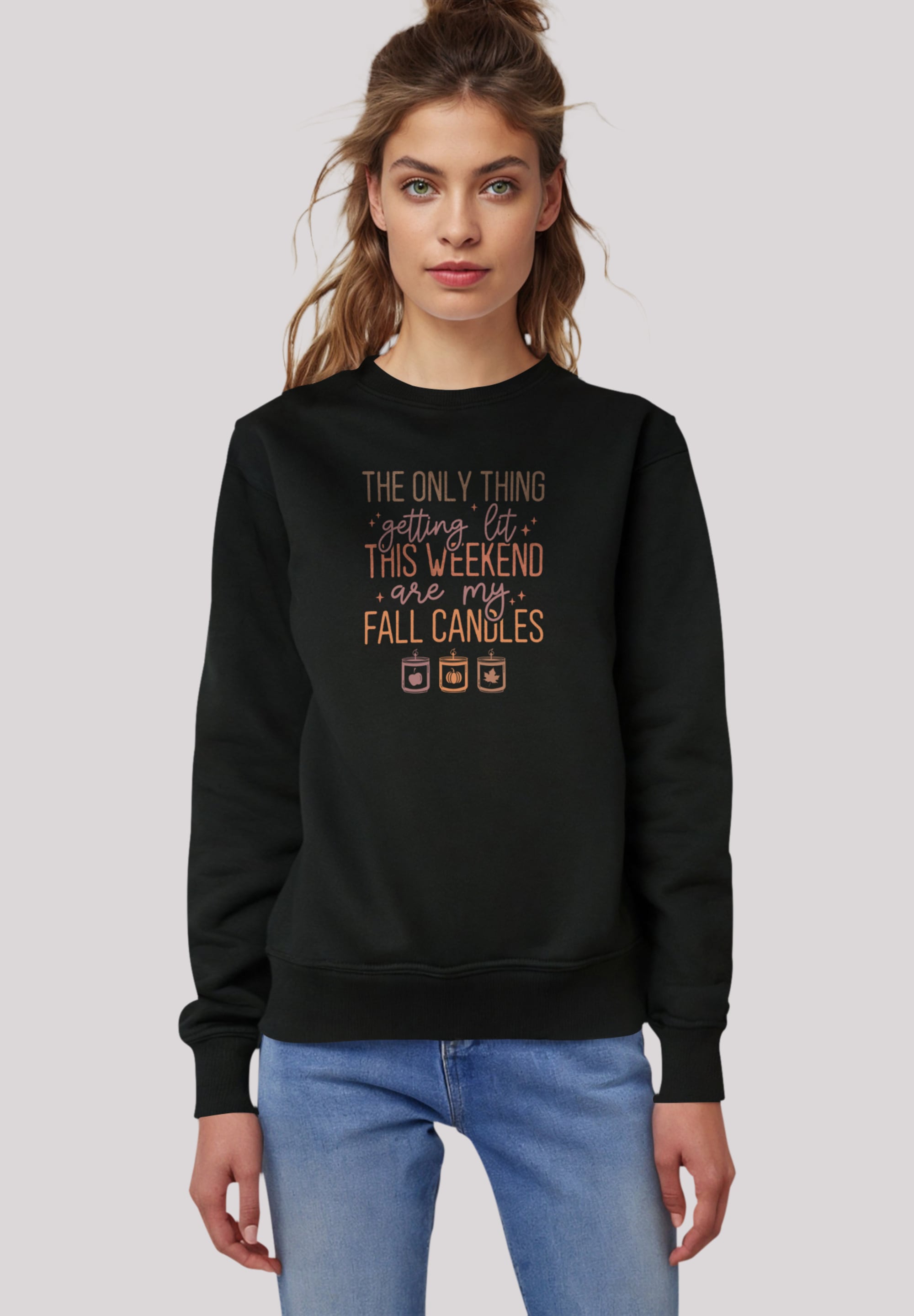 F4NT4STIC Sweatshirt "getting lit fall candles", Premium Qualität günstig online kaufen