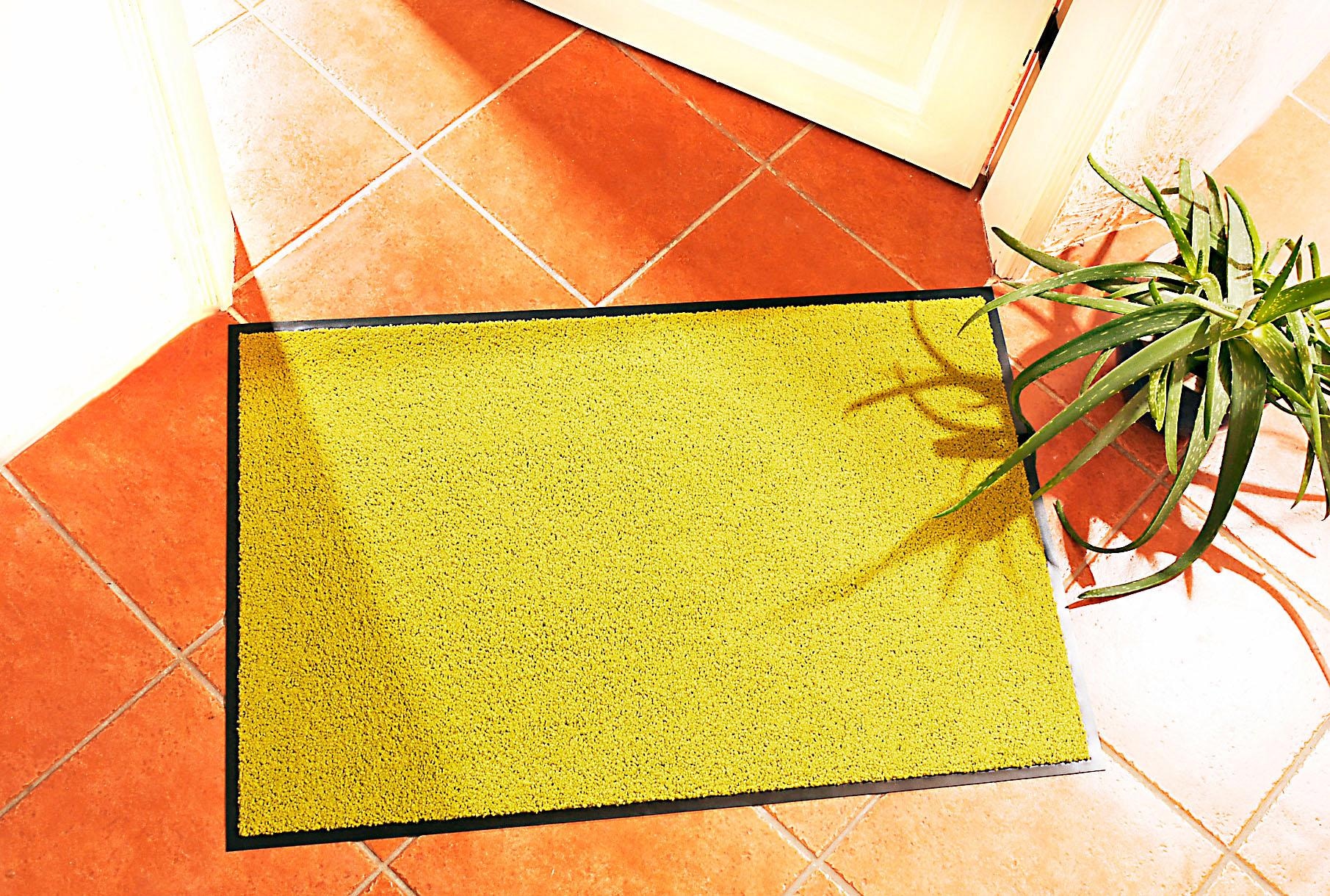 HANSE Home Fußmatte »Wash & Clean«, rechteckig, 7 mm Höhe, Schmutzfangmatte, Türmatte, In- und Outdoor, Teppich, Läufer, waschbar