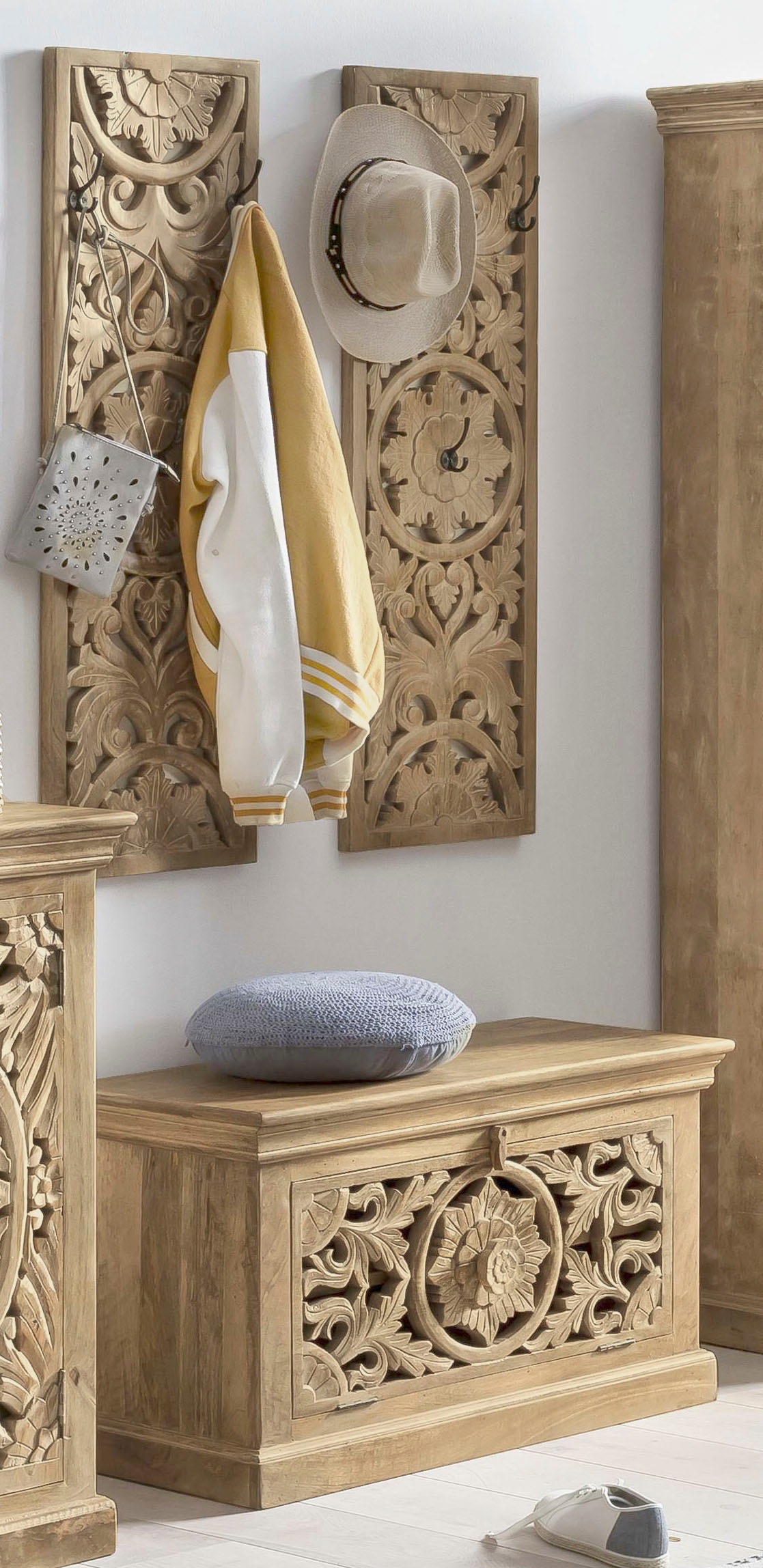 SIT Garderoben-Set »Lakadee«, (3 St.), mit orientalischen Schnitzereien