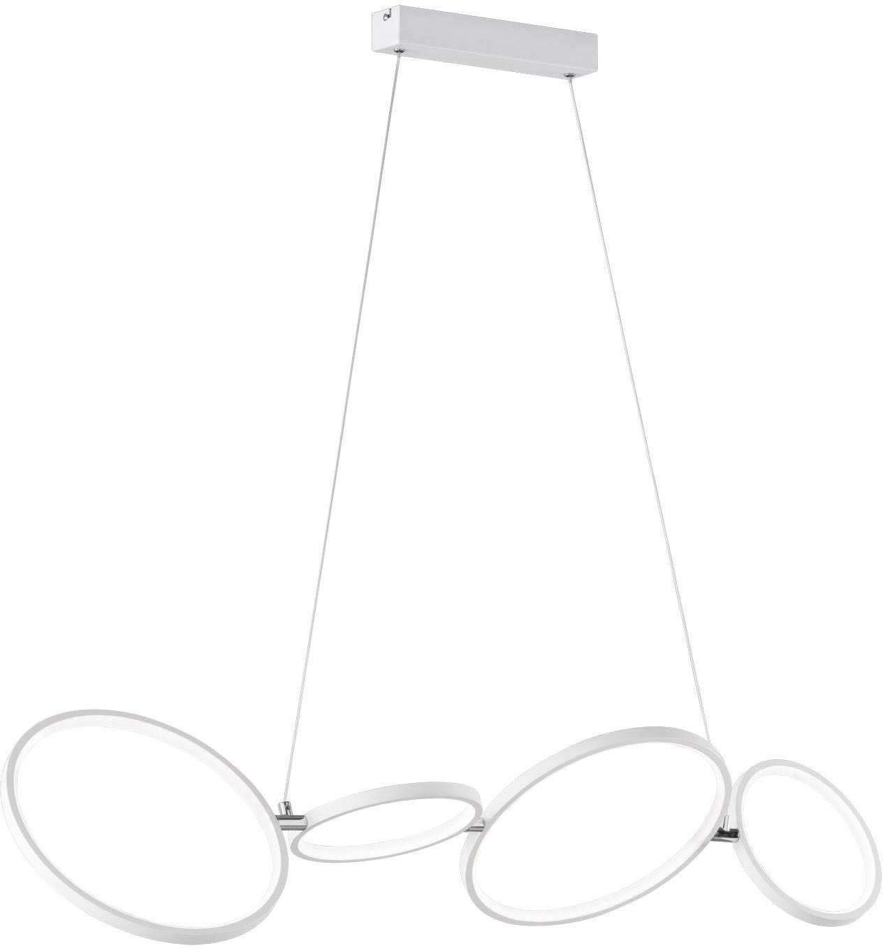 TRIO Leuchten LED Pendelleuchte Rondo, LED-Board, Warmweiß, Hängeleuchte, Switch Dimmer