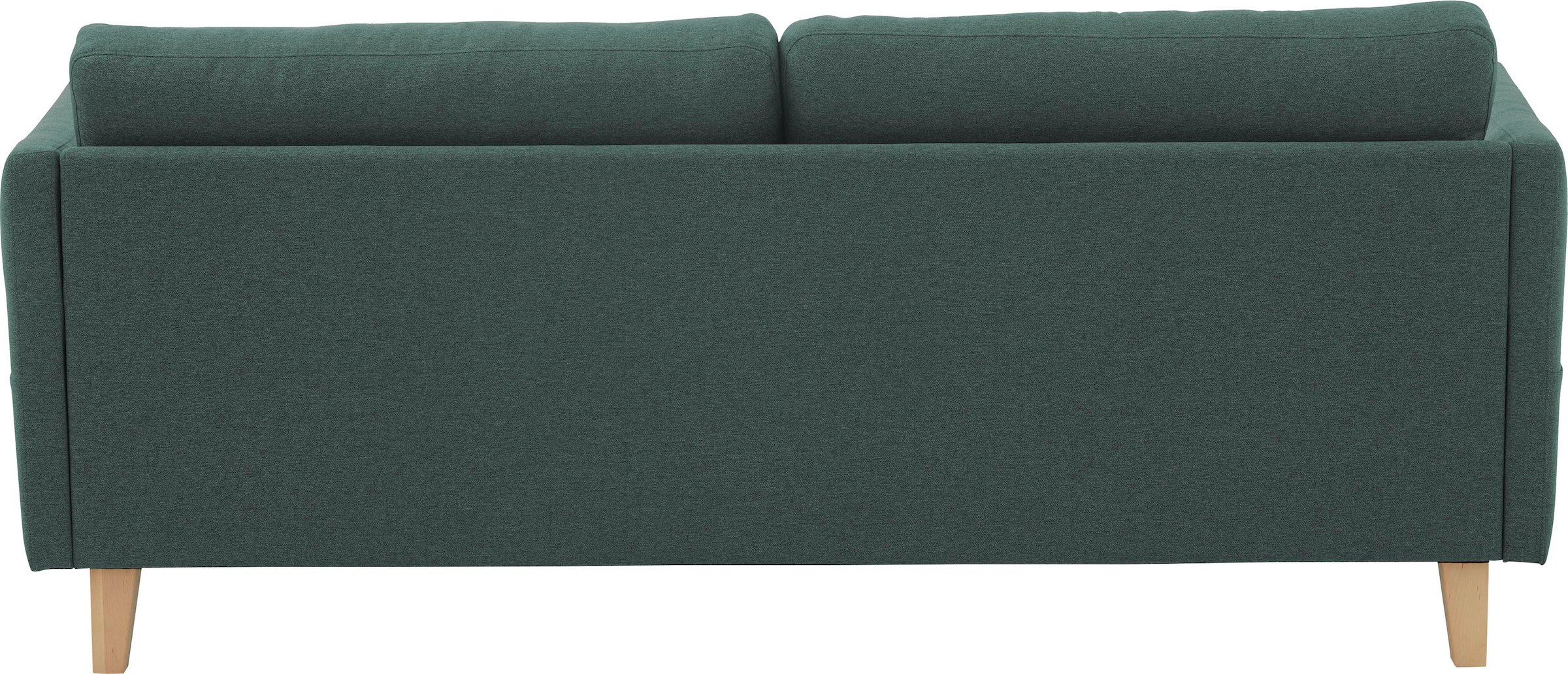 ATLANTIC home collection Ecksofa bestellen mit beidseitig Seitentaschen, Recamiere montierbar, Massivholzfüße BAUR | »Mailo«