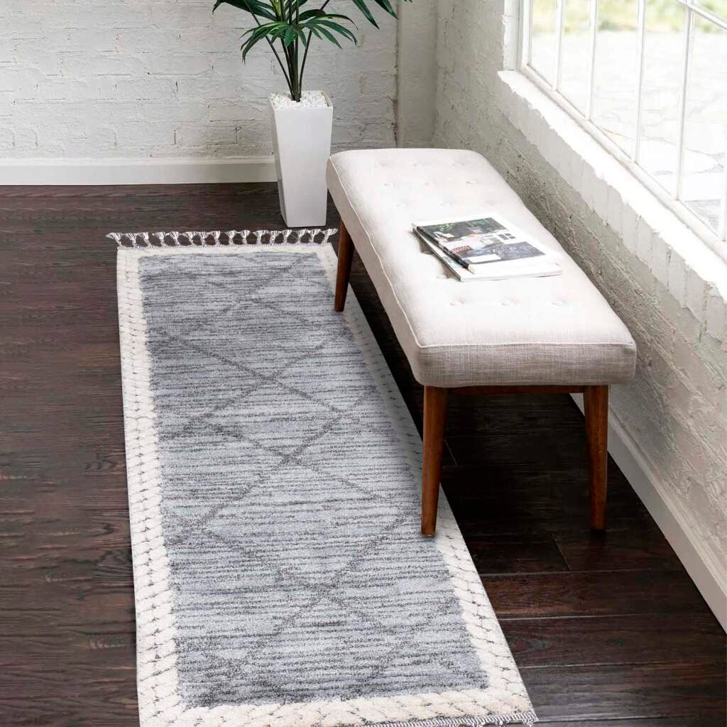 Carpet City Hochflor-Teppich "Valencia 909" rechteckig 20 mm Höhe Läufer, B günstig online kaufen