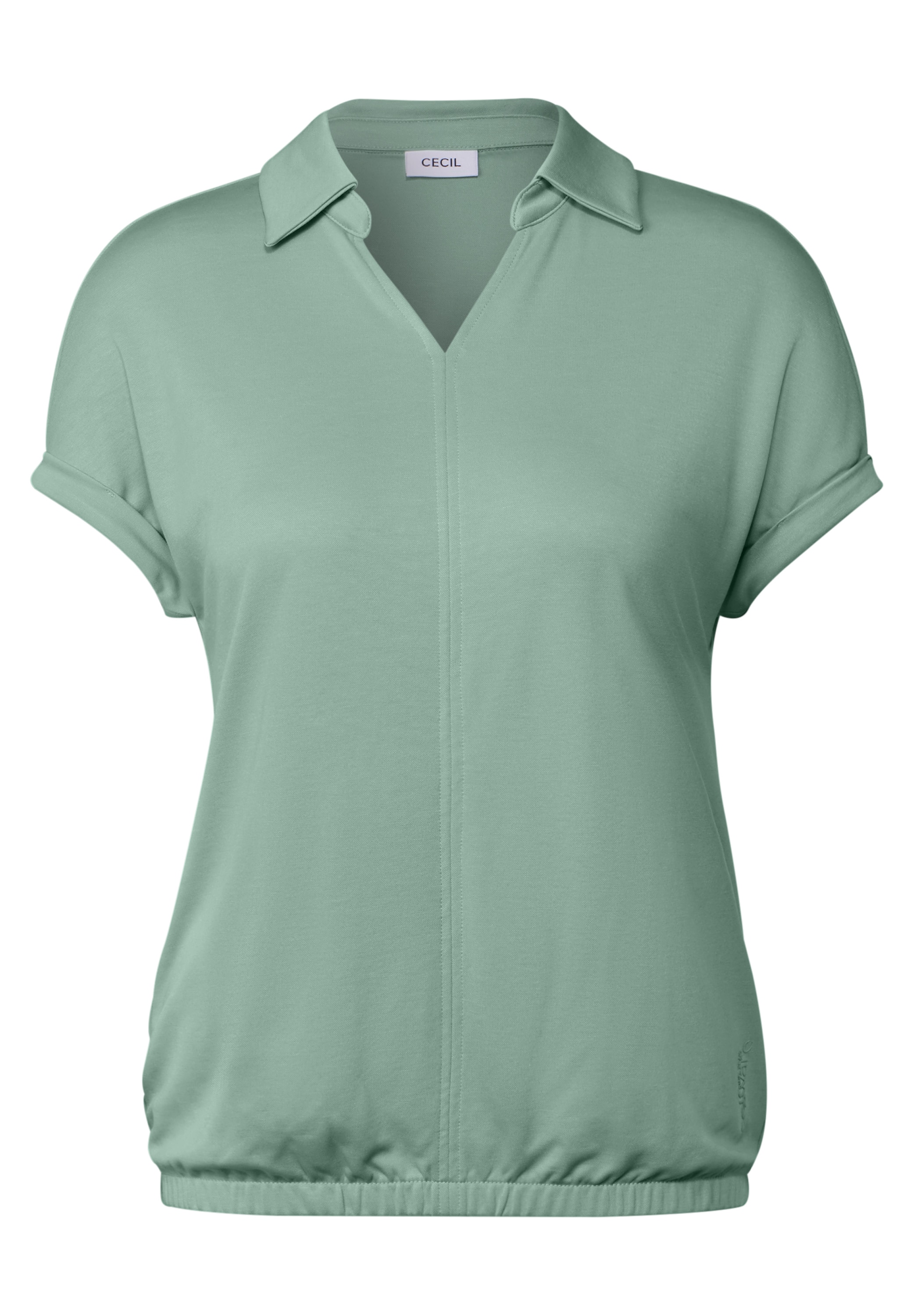 Cecil Poloshirt, mit Elastiksaum