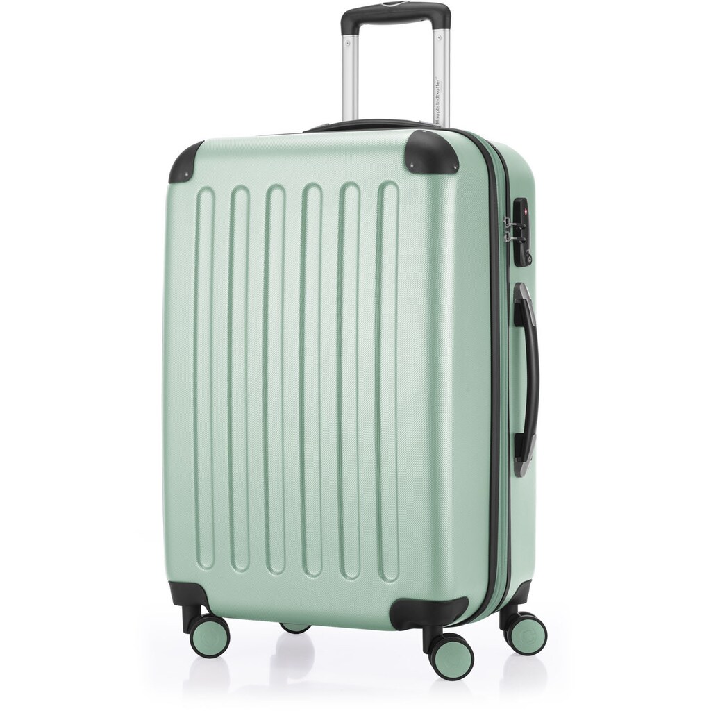 Hauptstadtkoffer Hartschalen-Trolley »Spree, 65 cm, mint«, 4 Rollen