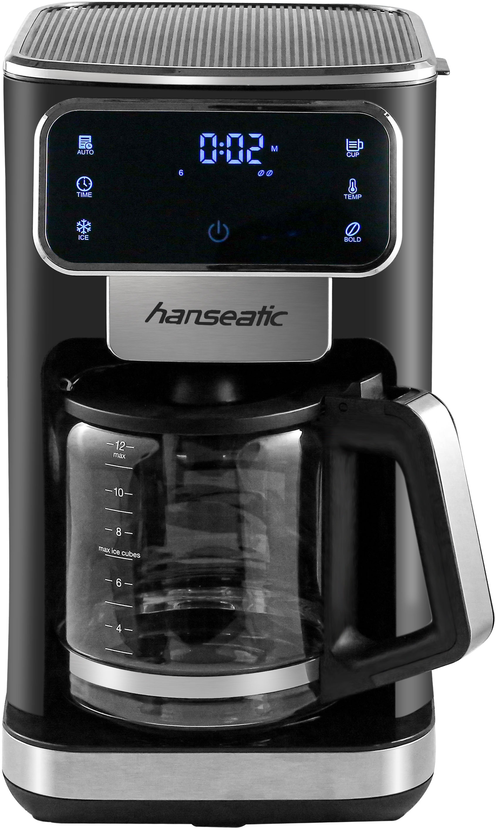 Hanseatic Filterkaffeemaschine "HCMD151100BD" 1,5 l Kaffeekanne Papierfilte günstig online kaufen