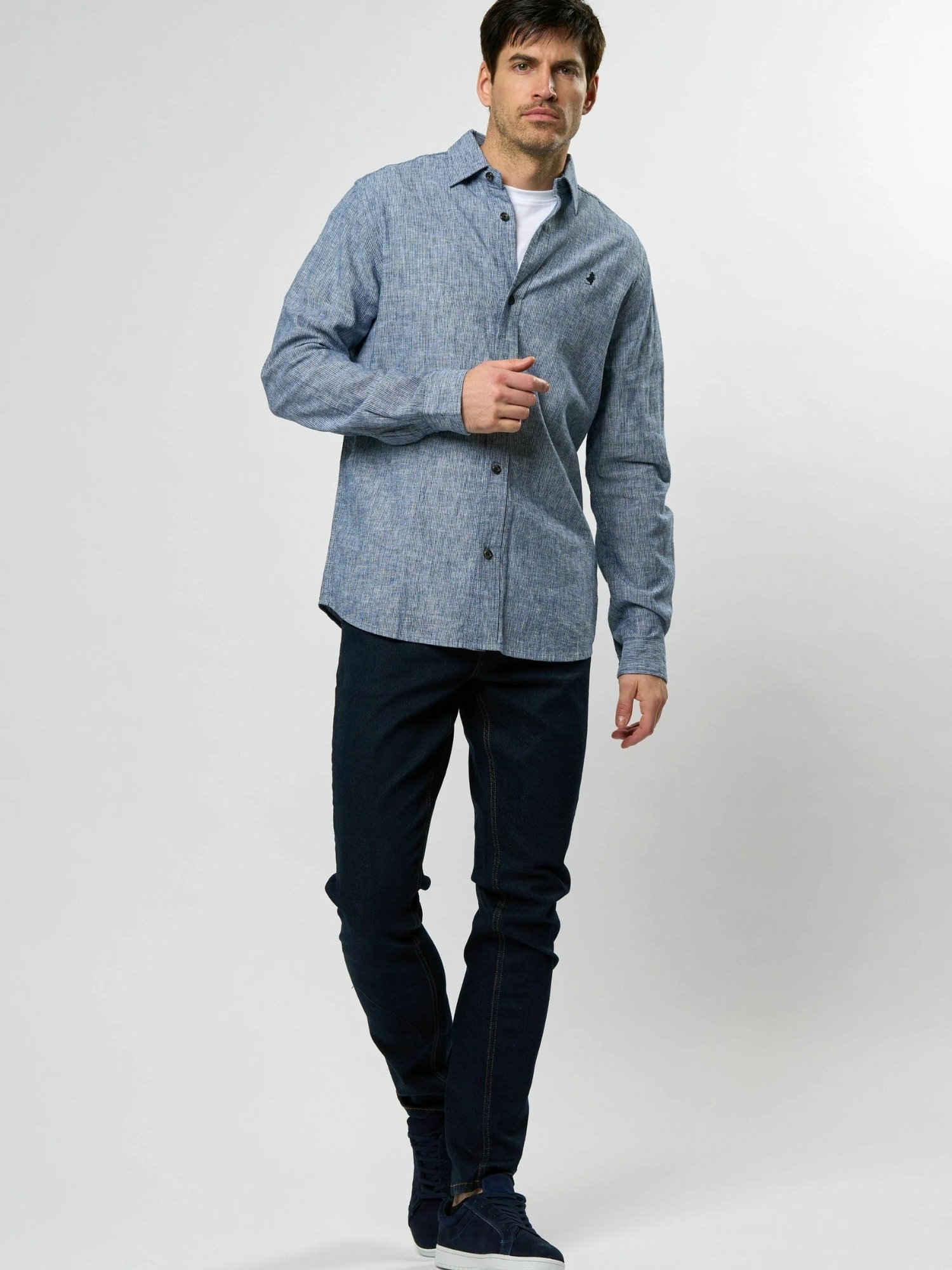 MCS Leinenhemd »MCS linen shirt Pasadena«
