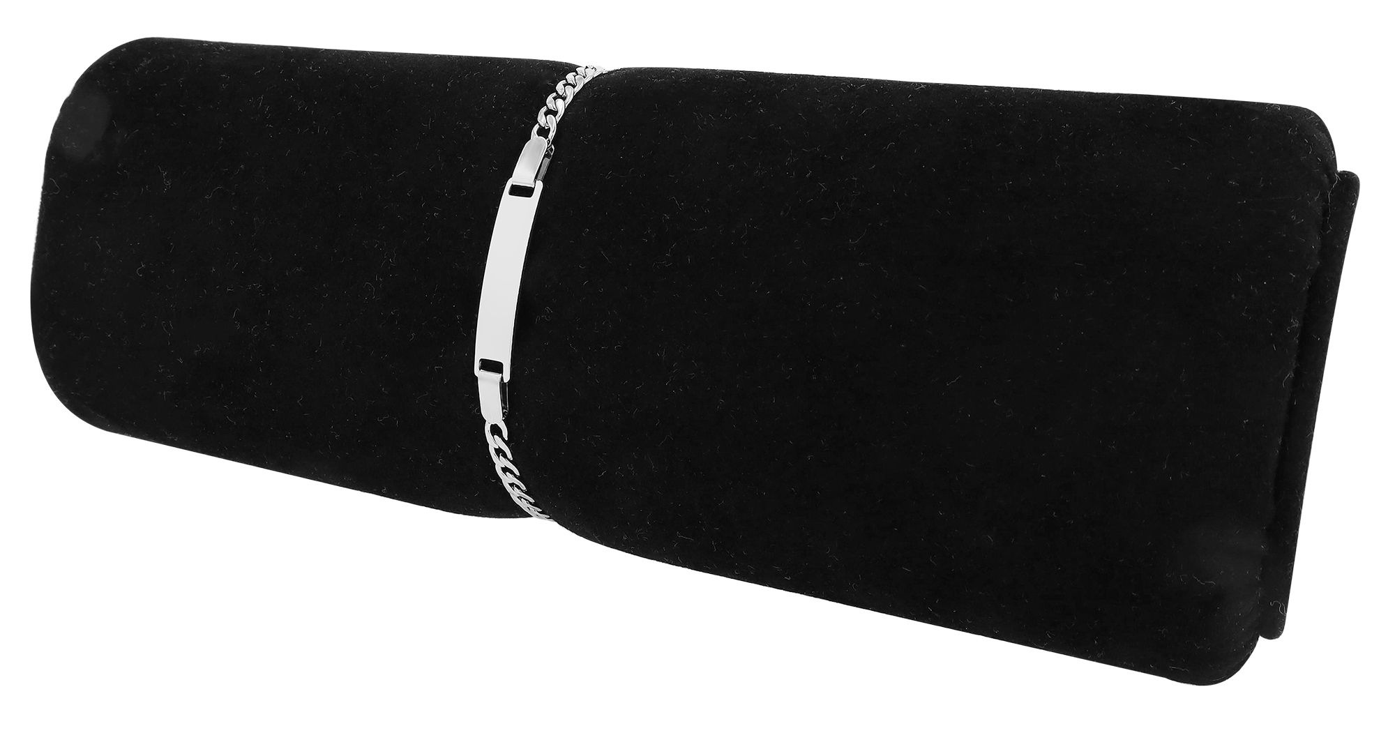 Adelia's Women's Curb Chain Bracelet Silver 18cm 2